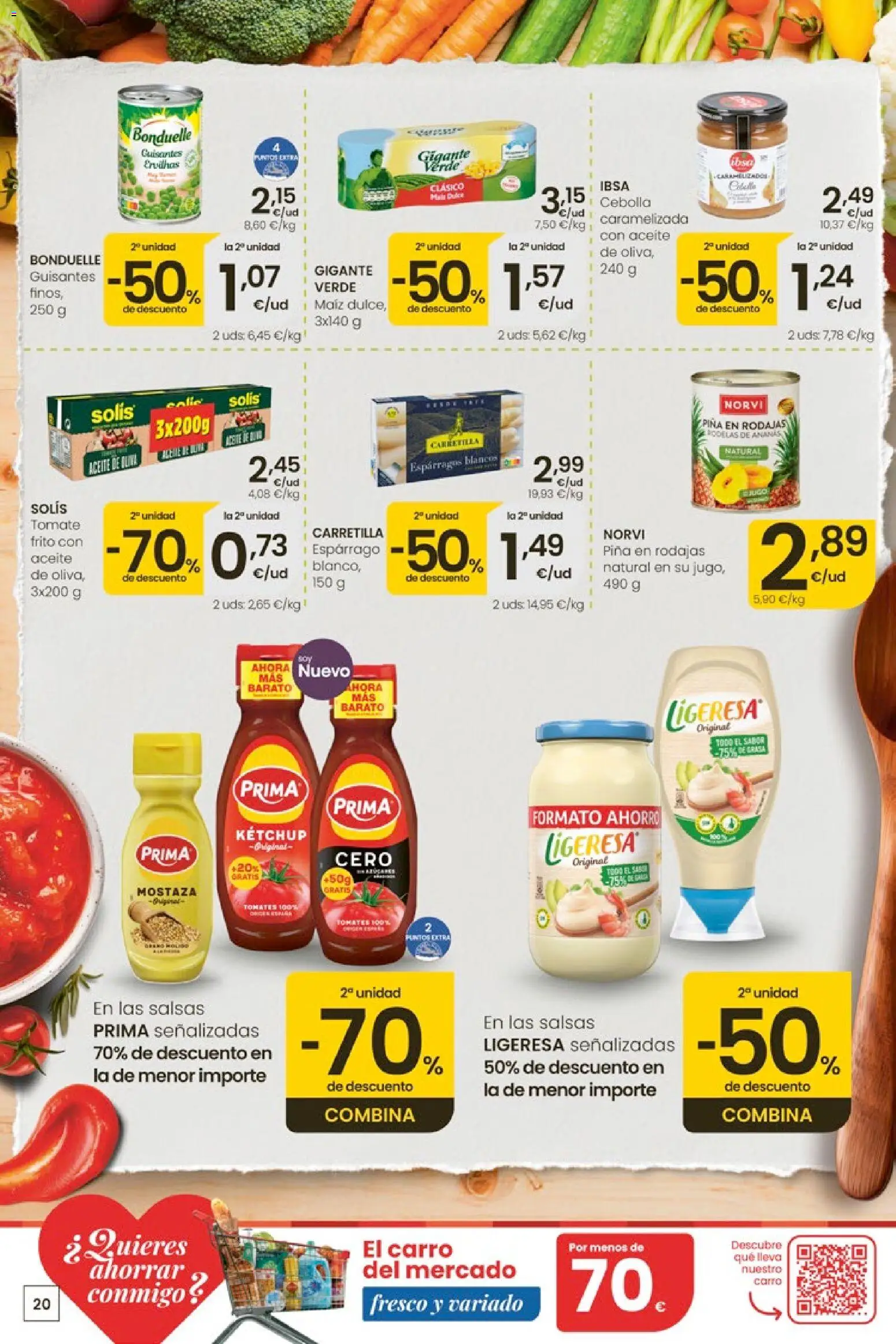Eroski Ofertones de verano │ válido desde el 28.05.2026 | Página: 20 | Productos: Aceite, Tomates, Aceite de oliva, Παγωμένο τσάι