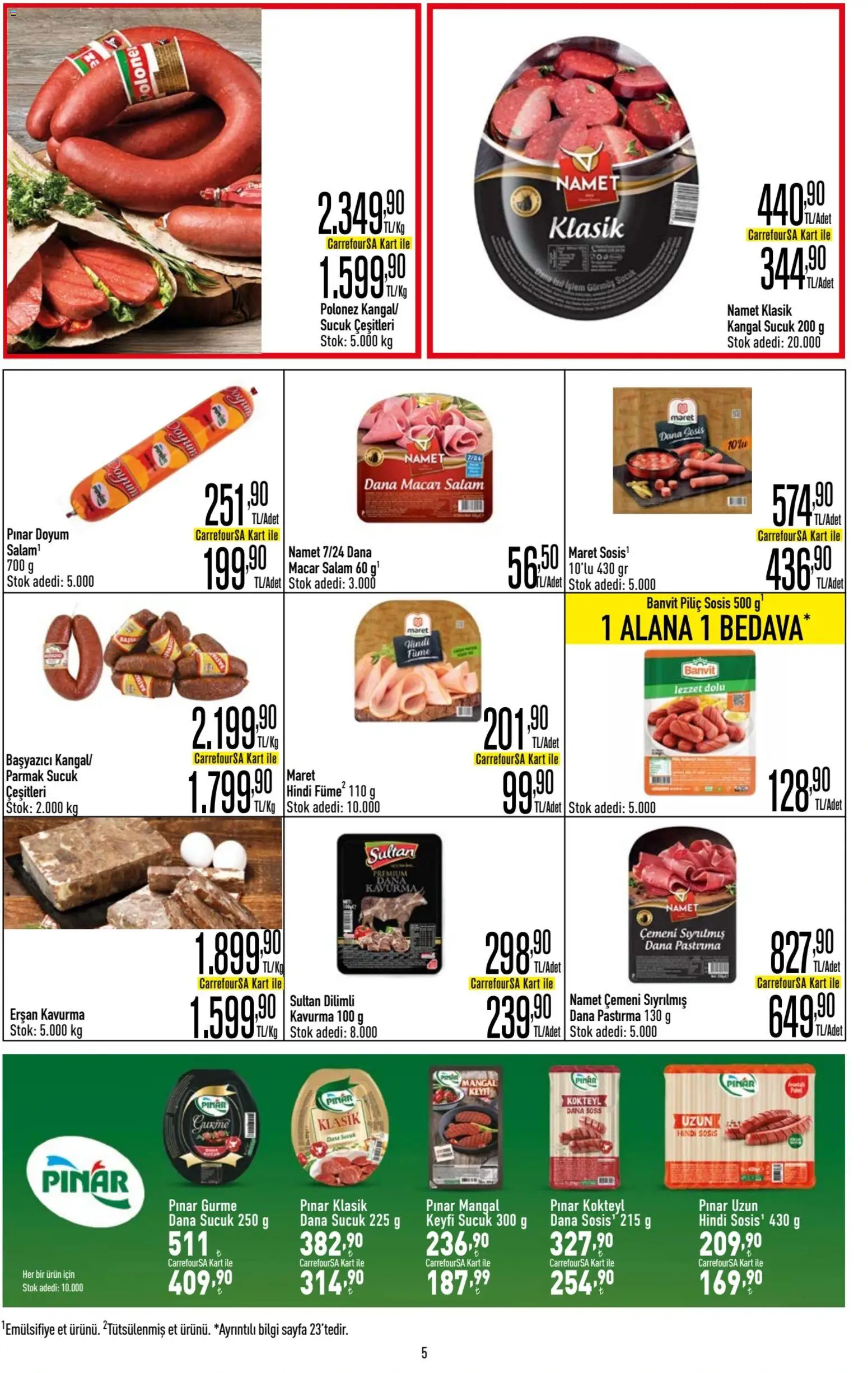 CarrefourSA Katalog - 07.05.2026 tarihinden itibaren geçerlidir | Sayfa: 5