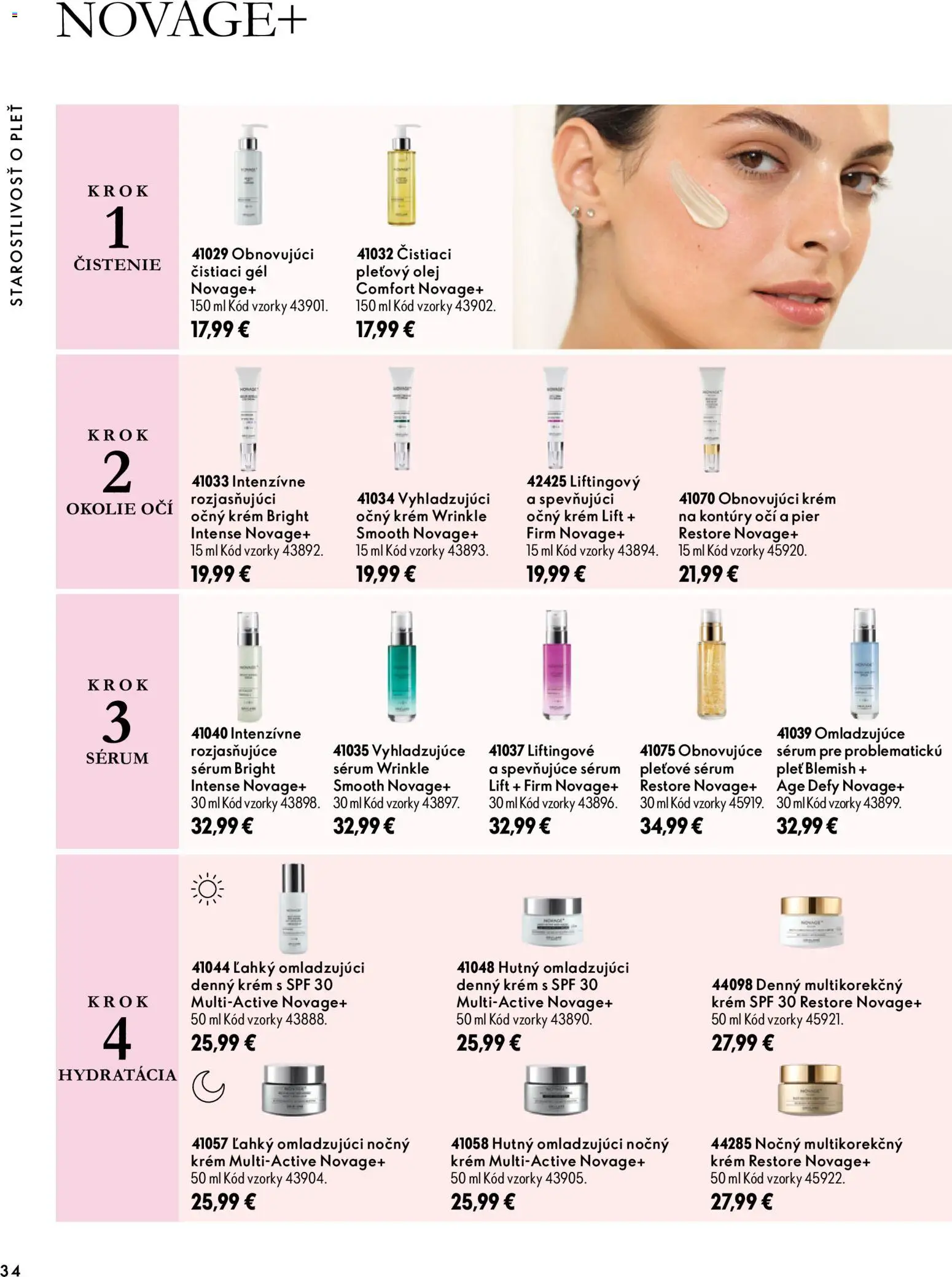 Nové Oriflame akcie – leták je platný od 30.09.2026 | Strana: 34 | Produkty: Mlieko, Figy, Voda, Broskyne