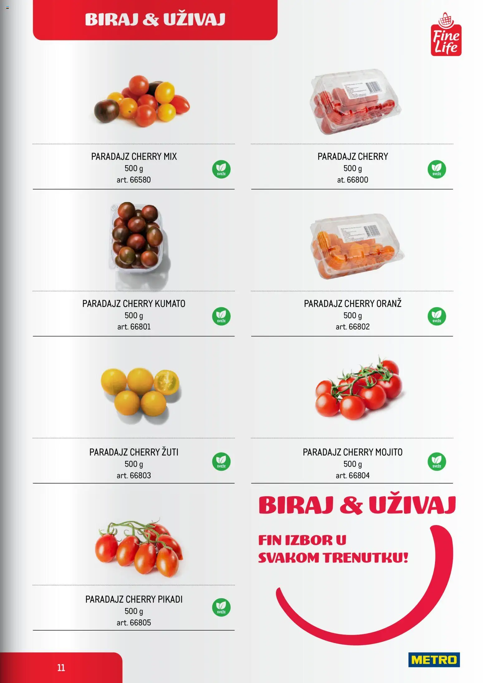 Metro katalog - važi od 01.06.2026 | Strana: 11 | Proizvode: Paradajz