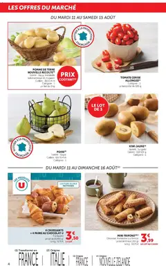 U Express - Prévisualisation de U Express catalogue valide à partir de 11/08/2026 | Page: 4 | Produits: Abricot, Pomme, Chocolat, Kiwi