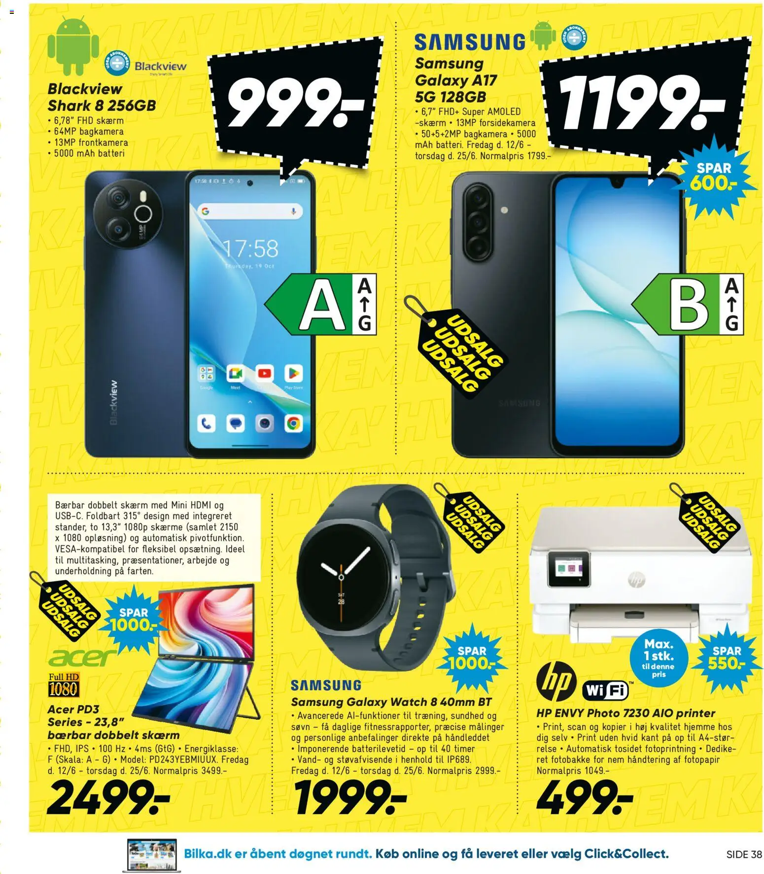 Bilka tilbudsavis – gyldig fra 12.06.2026 | Side: 32 | Produkter: Skærm, Skærme, Printer, Batteri
