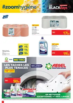 METRO - Prévisualisation de METRO Black Friday valide à partir de 29/10/2026 | Page: 6 | Produits: Ariel, Assouplissant, Adoucissant, Lessive