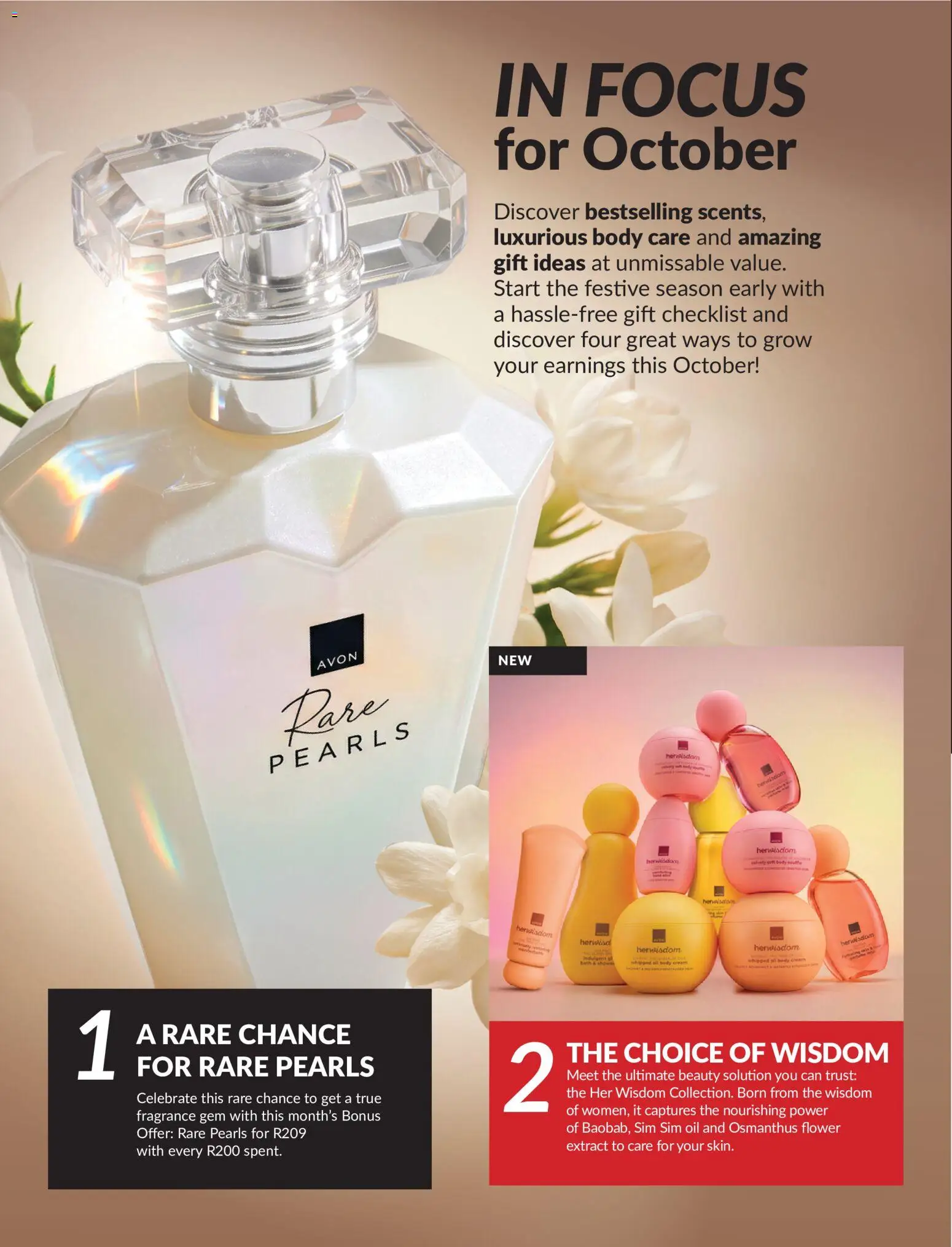 New Avon catalogue – valid from 01/10/2026 | Page: 8 | Products: Sim, Oil, Fragrance