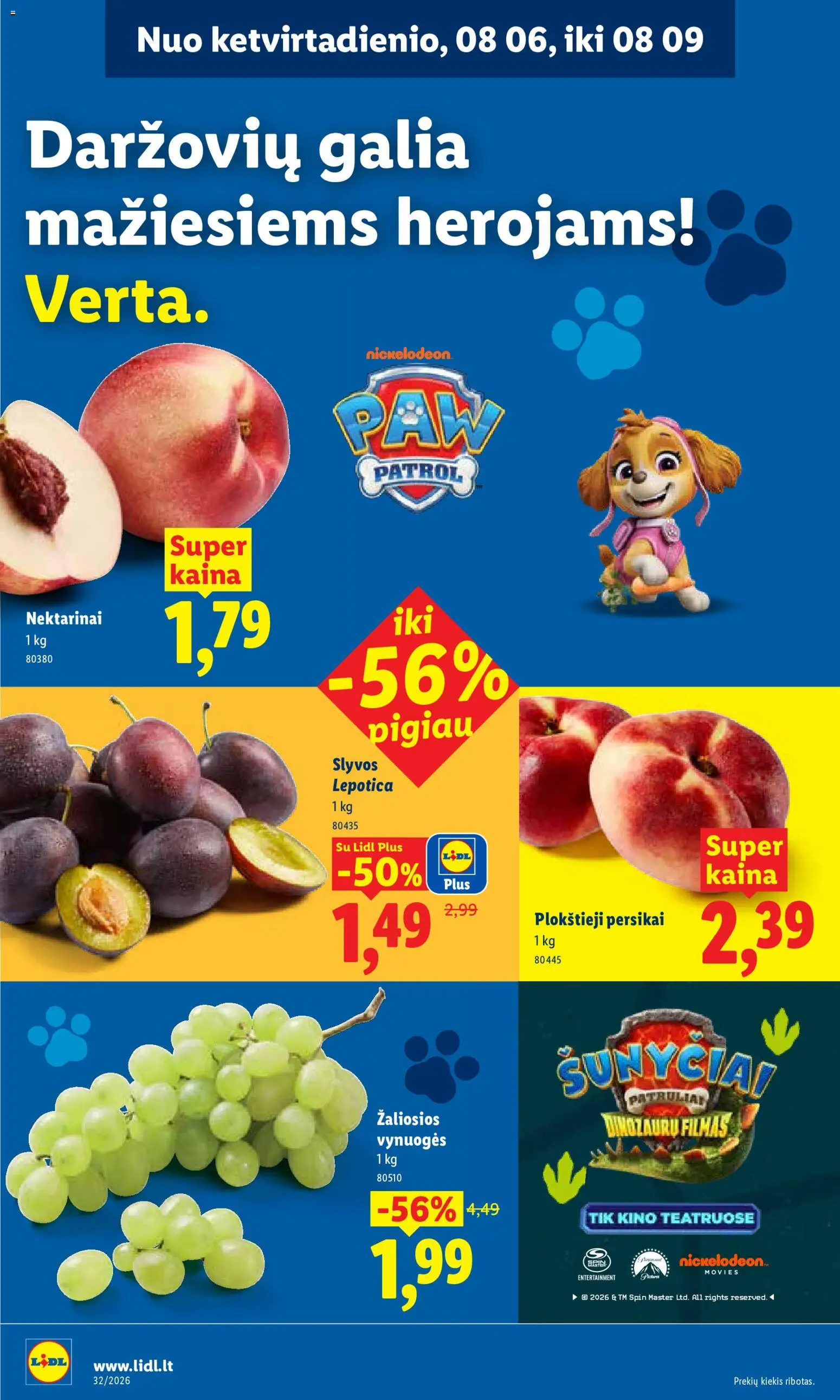 LIDL akcijos nuo 2026.08.03 | Puslapis: 46 | Prekių: Vynuogės