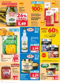 Náhled letáku Kaufland Polsko leták od 30.07.2026 | Strana: 48 | Produkty: Ocet, Rýže, Karty, Makarony