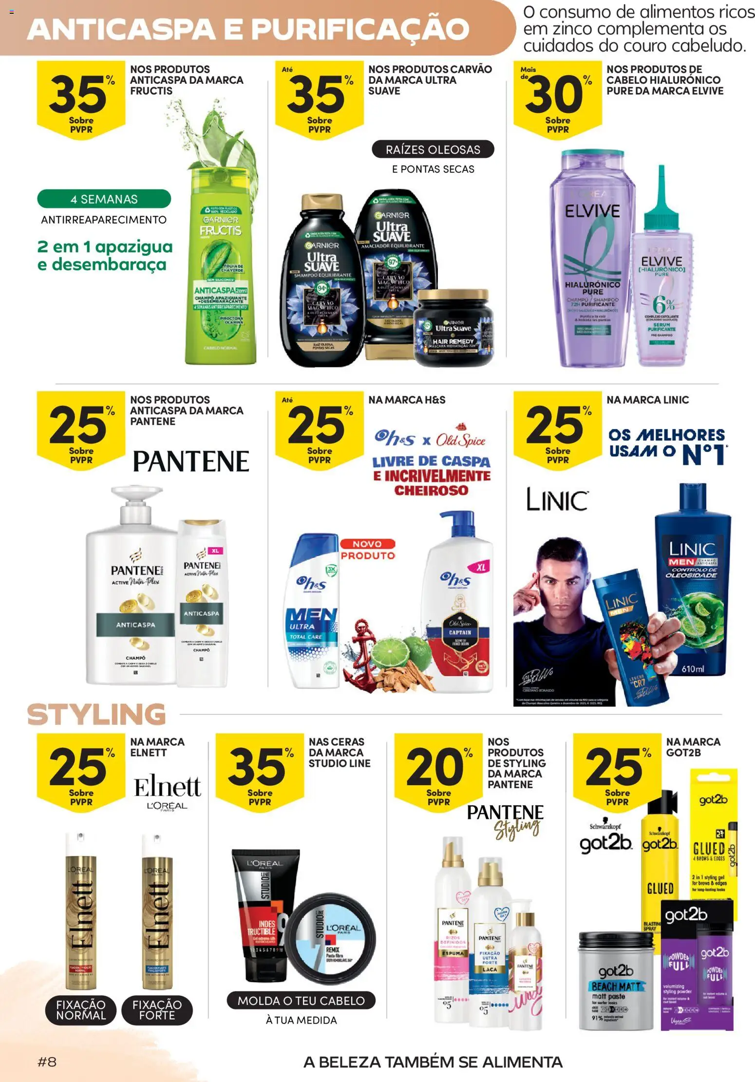 Continente Beleza Receita perfeita para um cabelo nutrido │ válido de 15/09/2026 | Página: 8