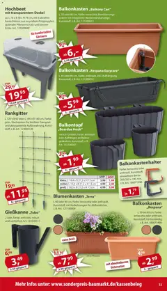 Sonderpreis Baumarkt Prospekt 	 ab 09.05.2026 gültig | Seite: 13 | Produkte: Hochbeet