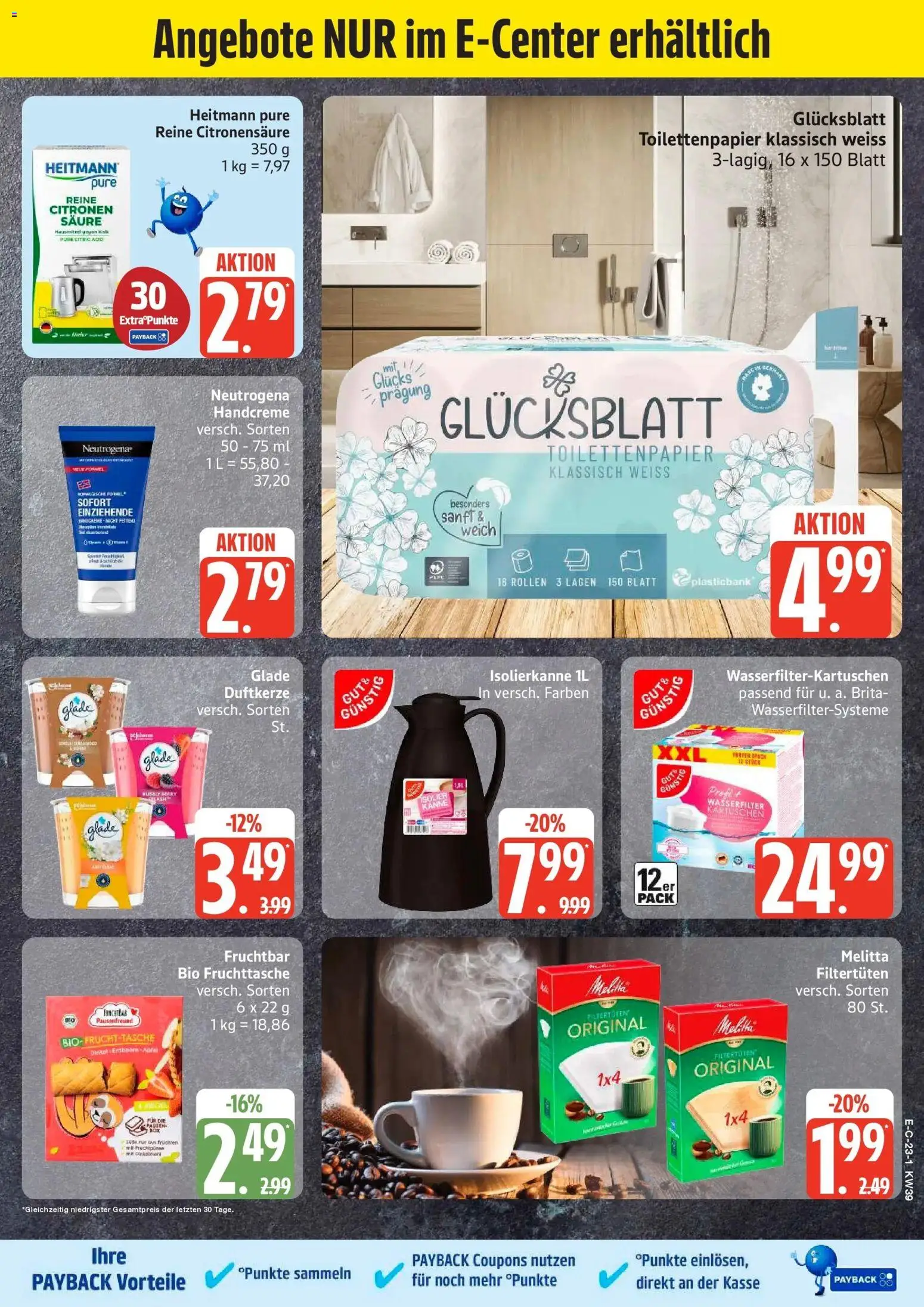 Edeka Prospekt Hemmoor (ab 21.09.2026) » Angebote Online | Seite: 31 | Produkte: Tasche, Melitta, Handcreme, Toilettenpapier