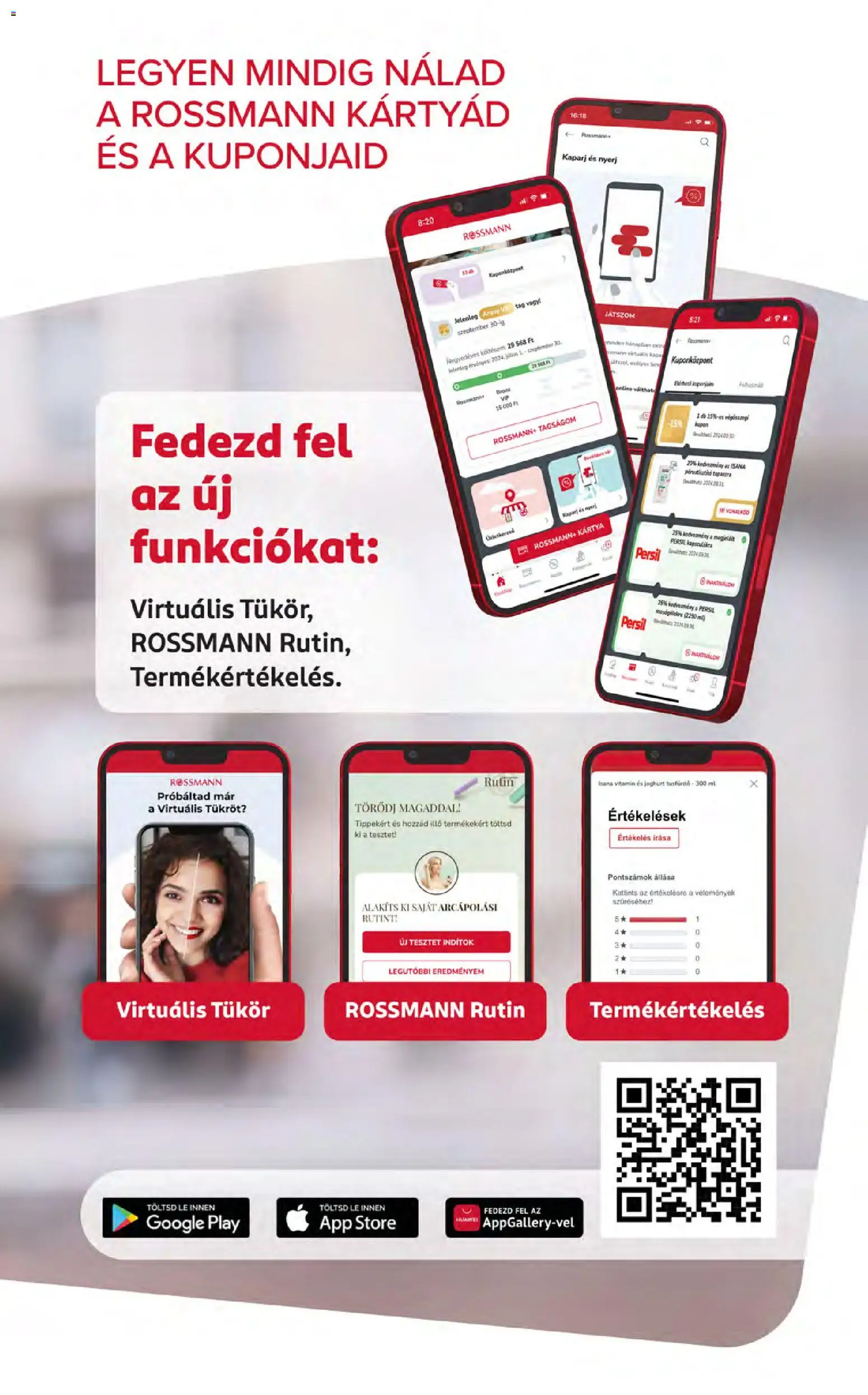 Rossmann akciós ujság - amely érvényes a következő dátumtól: 01.06.2026 | Oldal: 9 | Termékek: Persil, Tükör, Joghurt, Tusfürdő