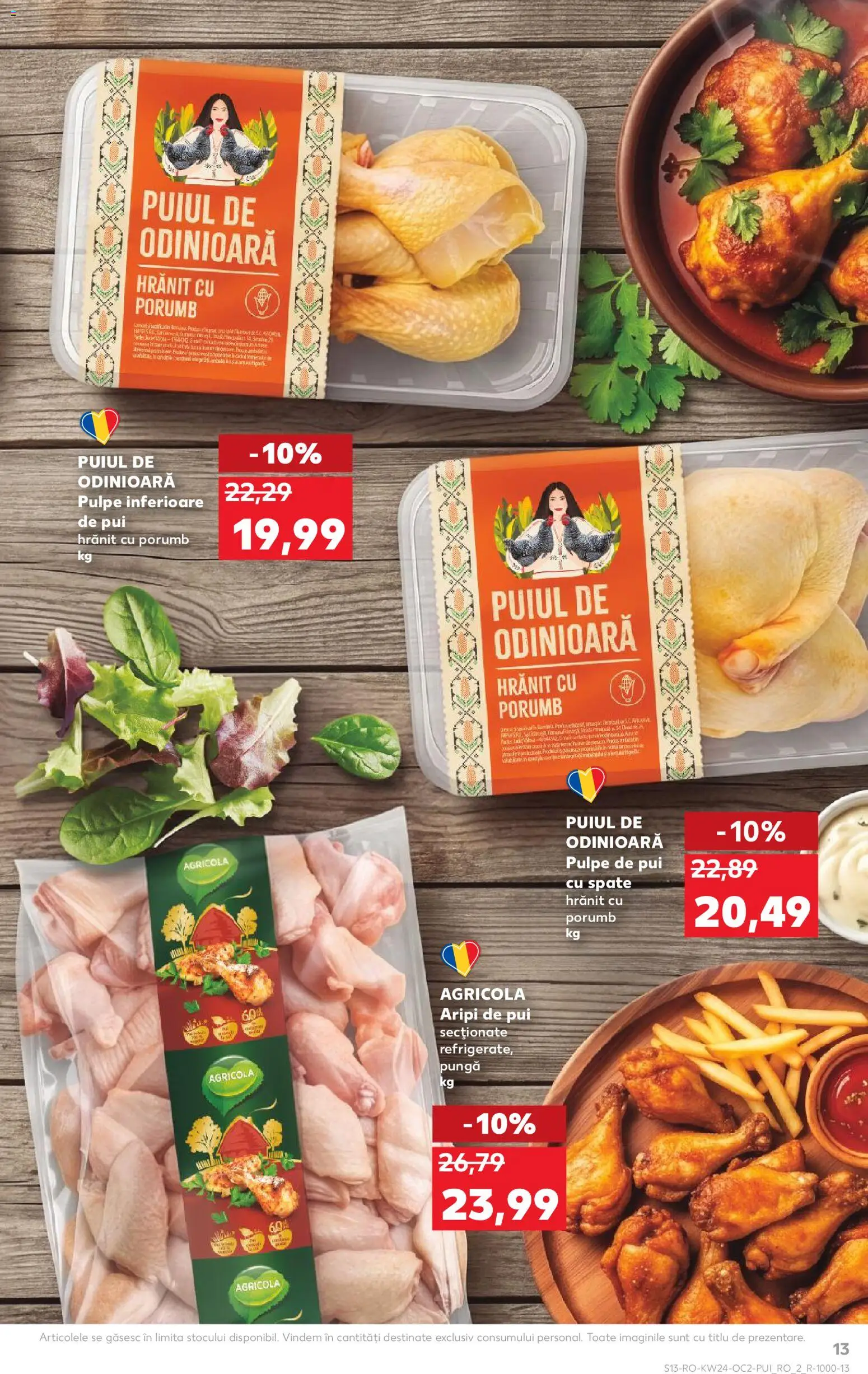 Kaufland RO akciós ujság - amely érvényes a következő dátumtól: 10.06.2026 | Oldal: 13