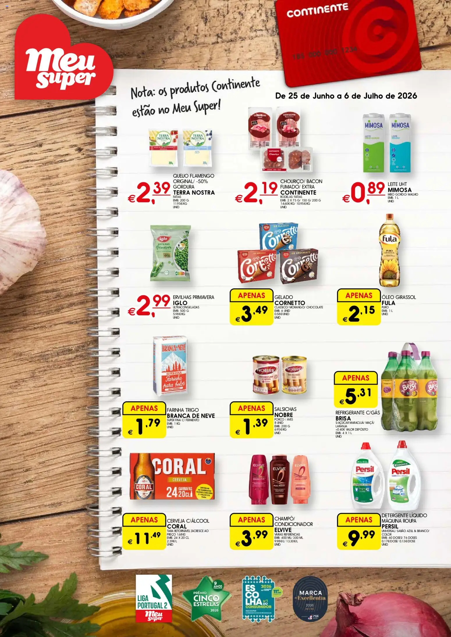 Meu Super Madeira │ válido de 25/06/2026 | Página: 1 | Produtos: Condicionador, Detergente, Gelado, Cerveja
