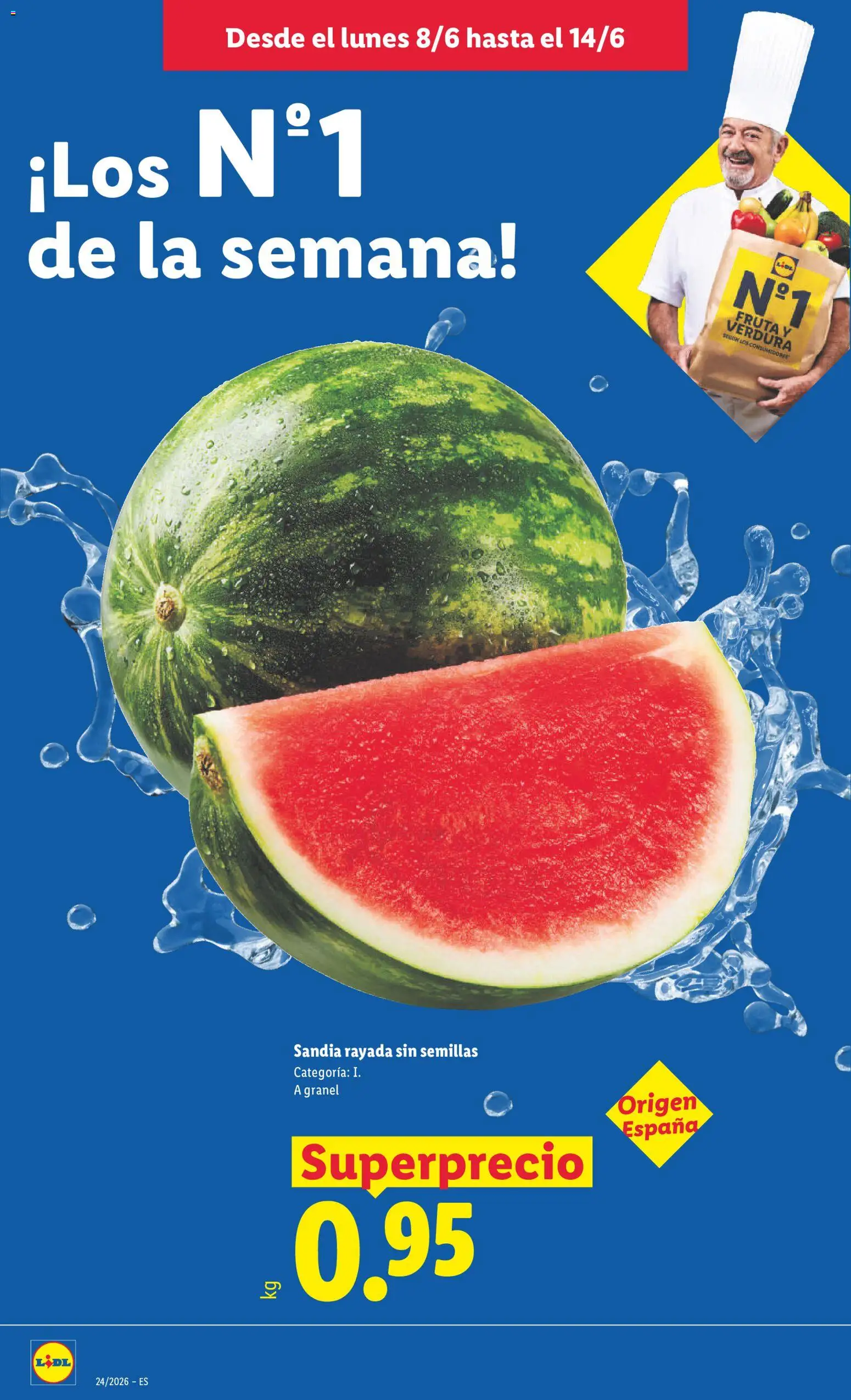 Lidl folleto │ válido desde el 08.06.2026 | Página: 2 | Productos: Sandía