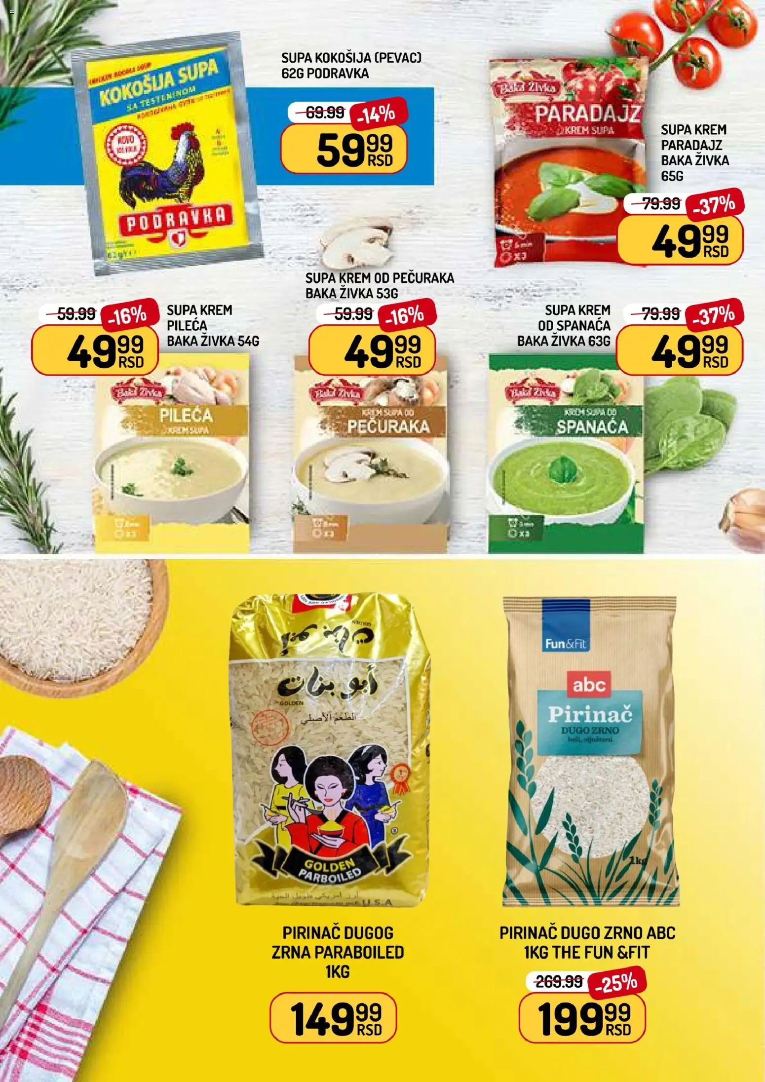 Aman katalog - važi od 06.03.2026 | Strana: 12 | Proizvode: Podravka, Paradajz, Pirinač