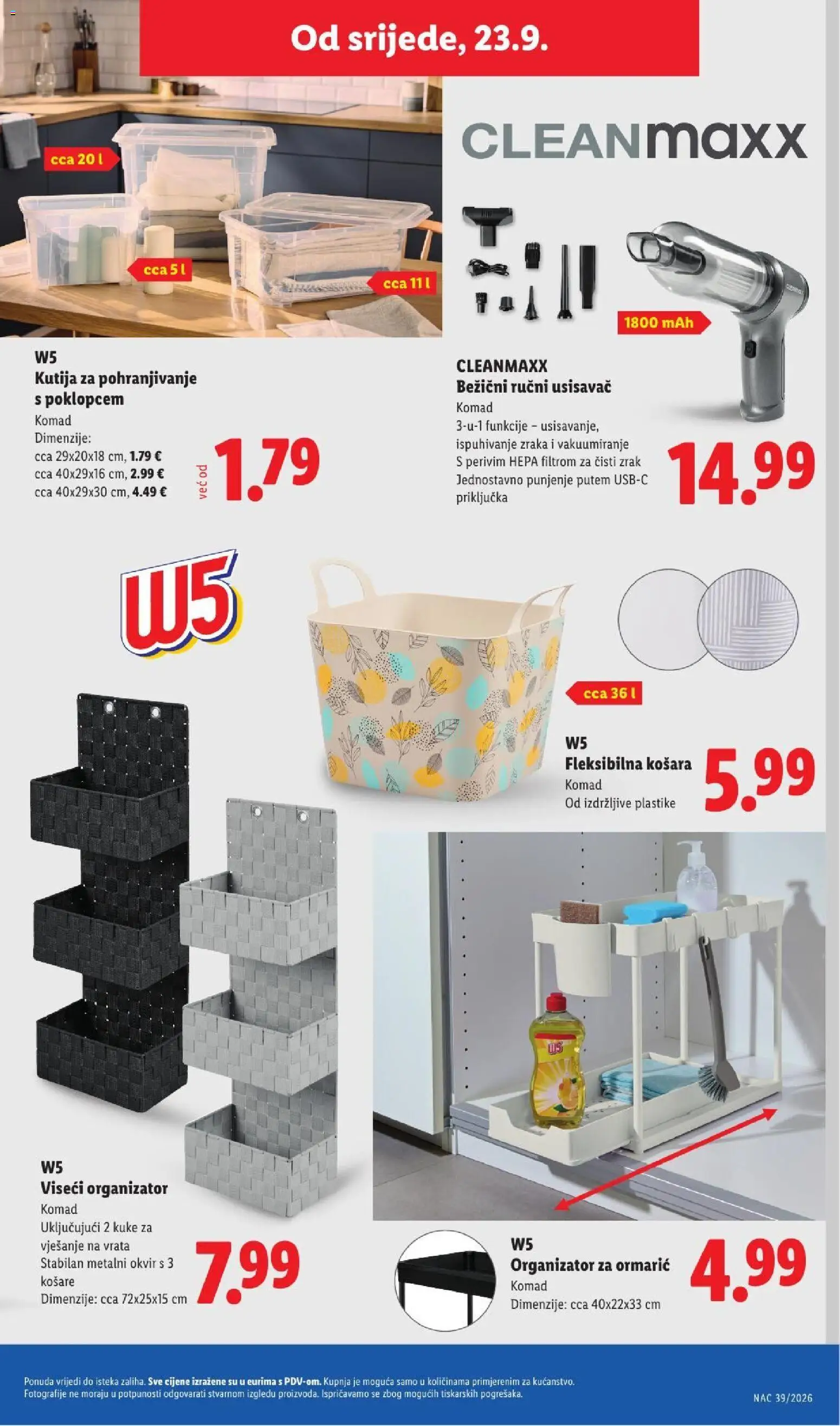 Lidl katalog | vrijedi od 21.09.2026 | Stranica: 39