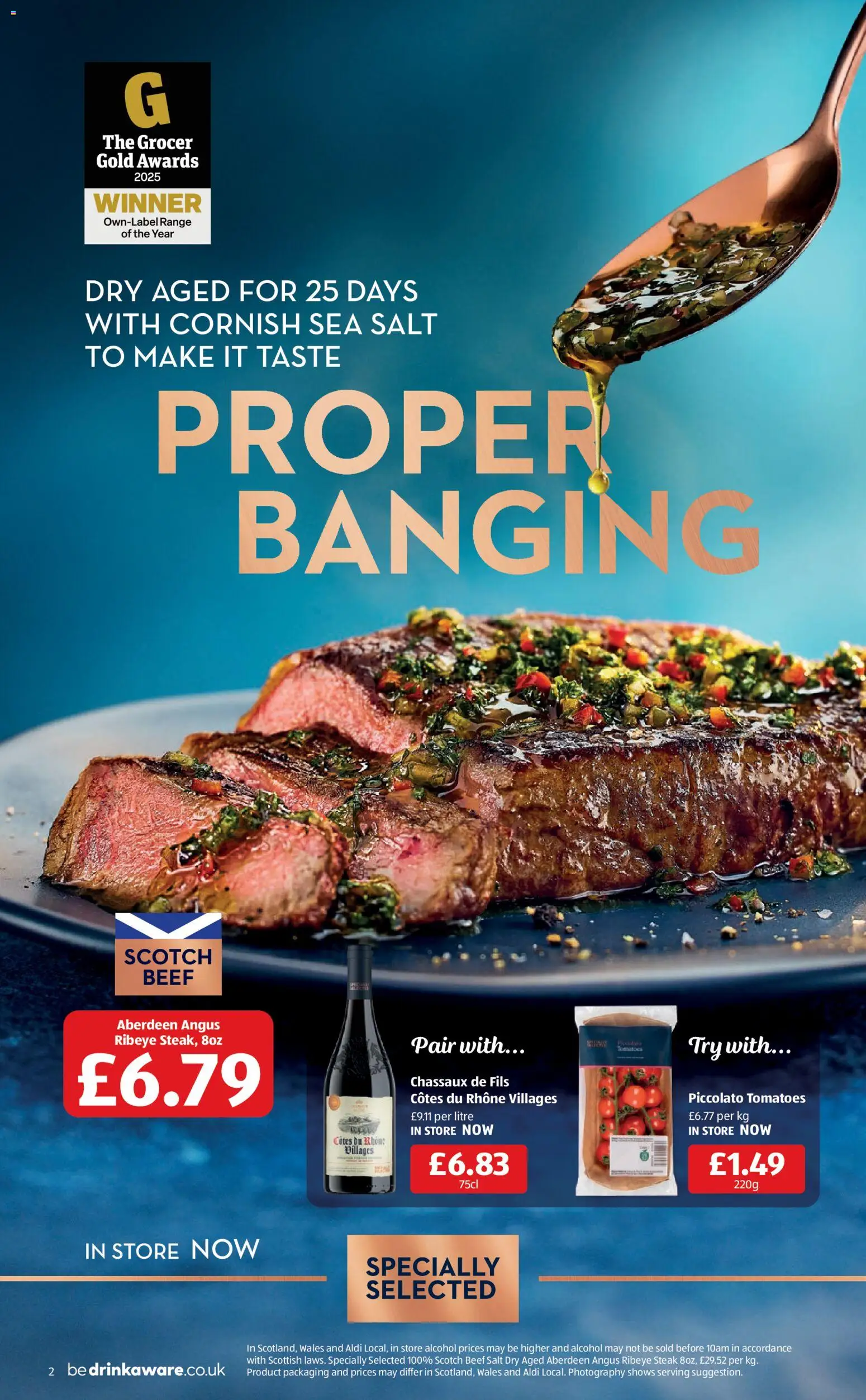 {H1} | Page: 2 | Products: Steak, Tomatoes, Beef, Alcohol