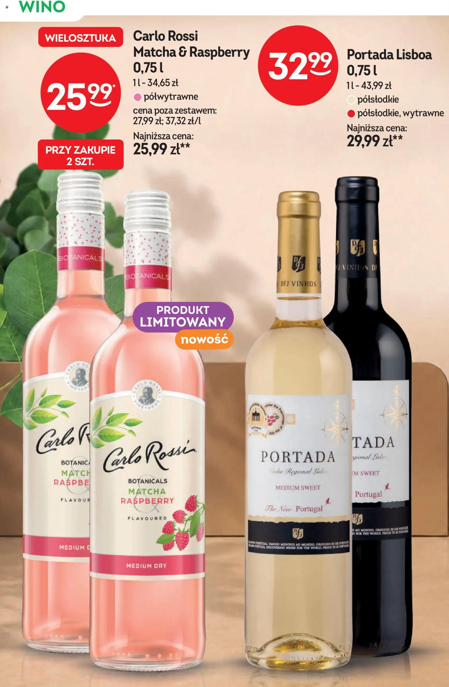 Żabka gazetka - Katalog win od 02.09.2026 | Strona: 10 | Produkty: Wino, Matcha, Carlo Rossi