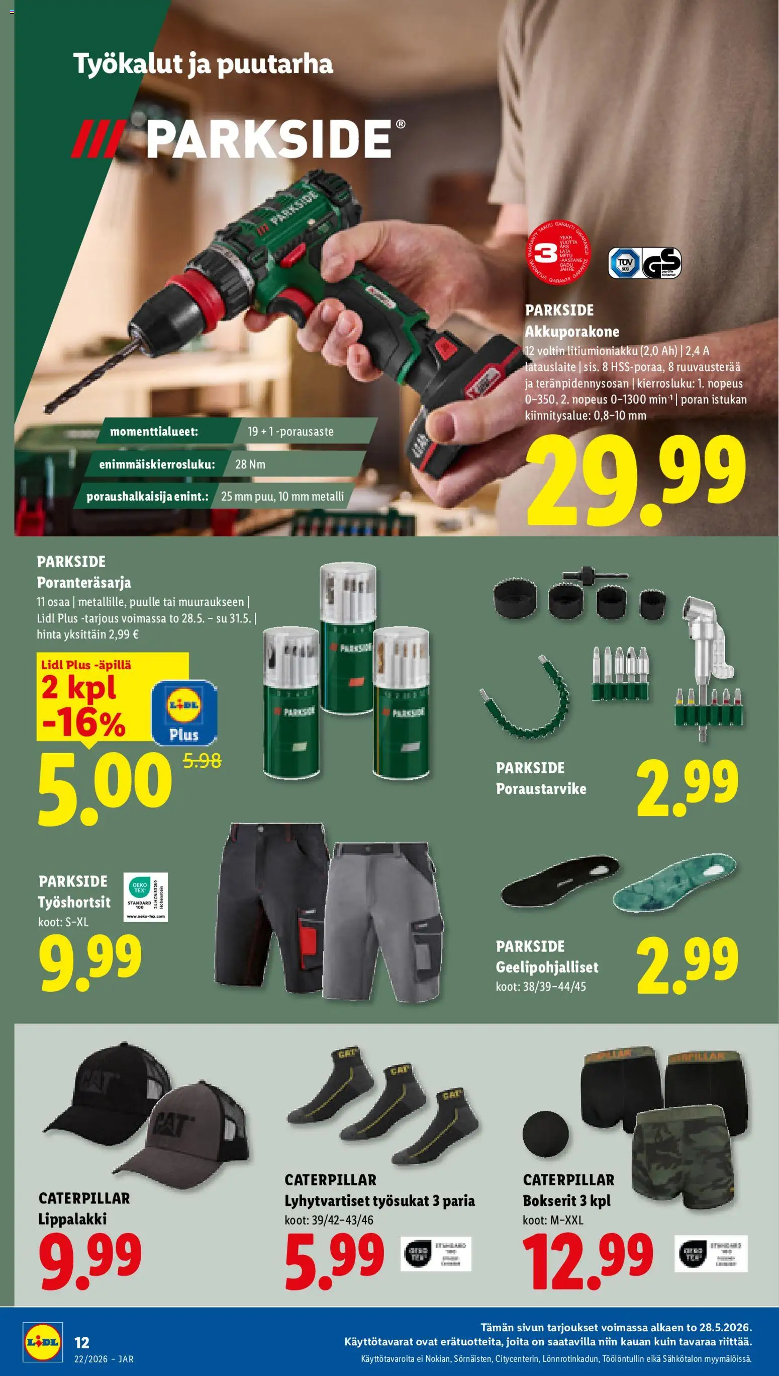 Lidl tarjoukset – voimassa 28.05.2026 alkaen | Sivu: 14 | Tuotteet: Bokserit