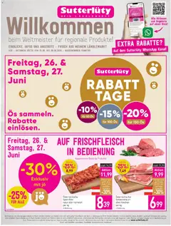 Sutterlüty Flugblatt ab 25.06.2026 gültig
