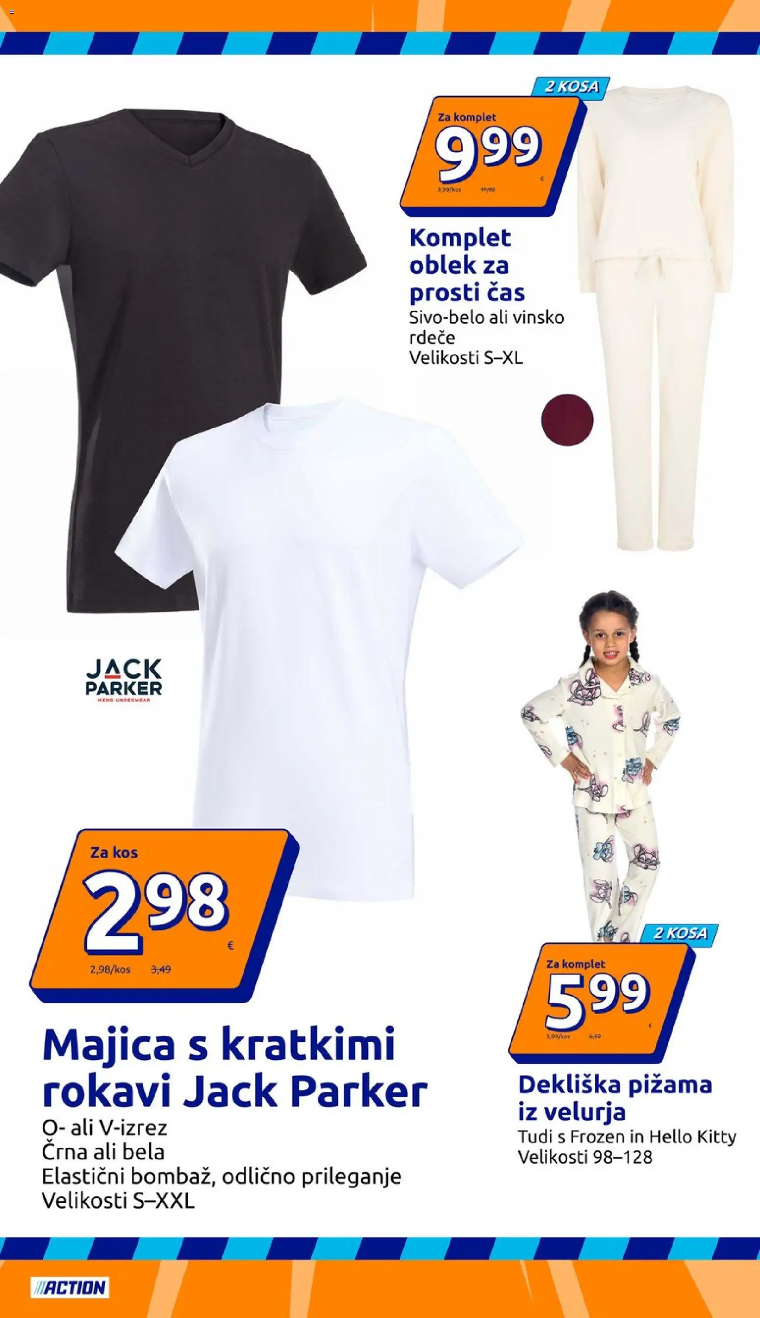 Novi Action katalog ponudbe – veljaven od 30.09.2026 | Stran: 7 | Izdelki: Pižama, Kos, Majica