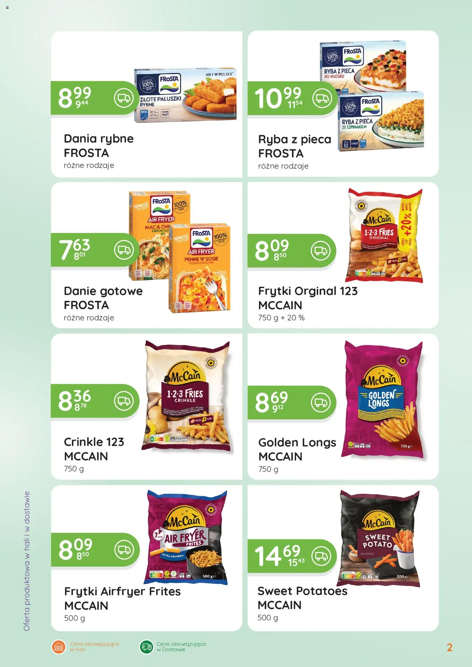 Eurocash gazetka - Oferta Handlowa od 29.06.2026 | Strona: 2 | Produkty: Penne, Paluszki, Frytki, Ryba