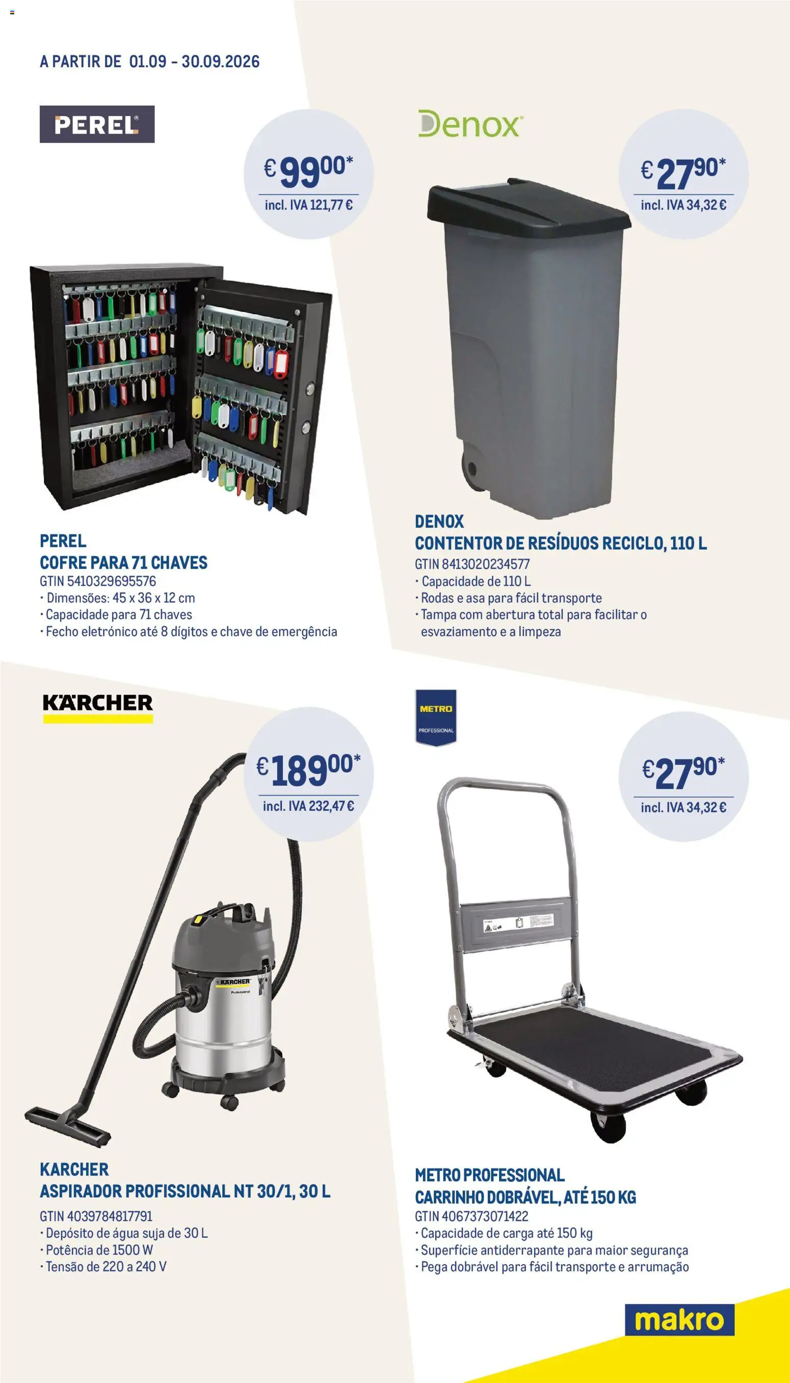 Makro Tudo Para o Regresso ao Escritorio Marketplace │ válido de 01/09/2026 | Página: 3 | Produtos: Agua, Aspirador