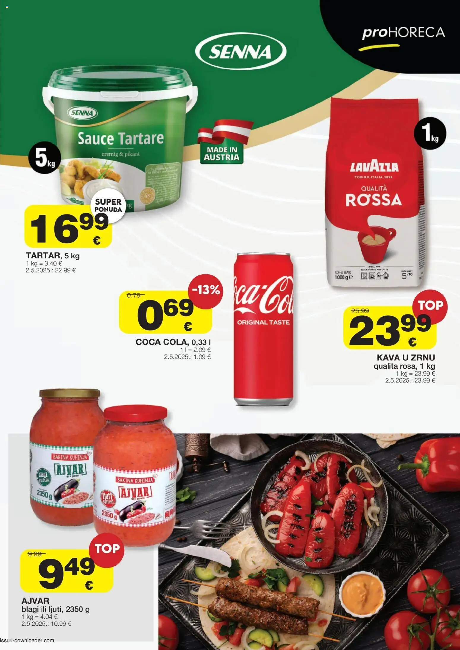 Stanić Diskont katalog | vrijedi od 26.06.2026 | Stranica: 3 | Proizvodi: Kava u zrnu, Kava, Ajvar, Kuhinja