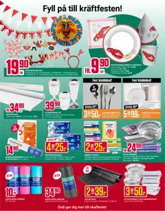ÖoB erbjudanden - Förhandsvisning av reklamblad från butik ÖoB aktuell från 03/08/2026 | Sida: 8 | Produkter: Avfallspåsar, Bakplåtspapper, Plastfolie, Papper