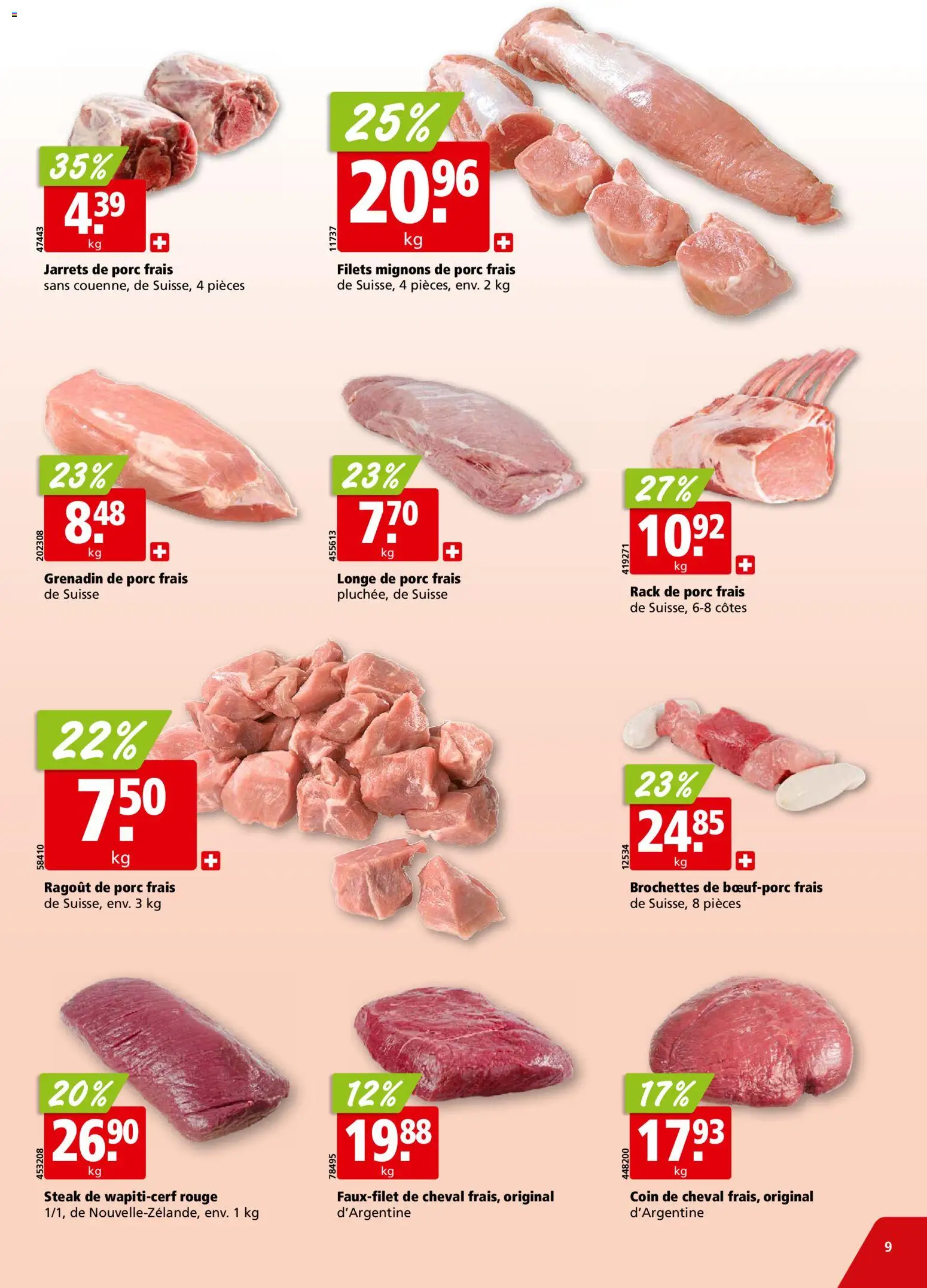 Aligro aktionen Chavannes, Matran, Genève, Sion – gültig ab 29.06.2026 | Seite: 9 | Produkte: Rouge