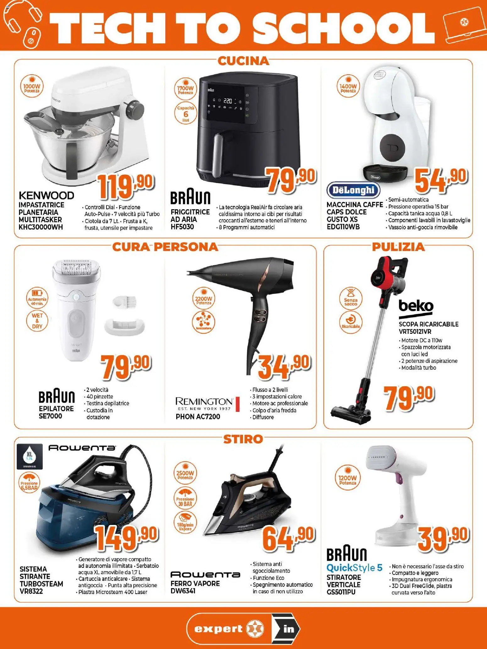 Volantino Ipercoop del 20/08/2026 | Pagina: 5 | Prodotti: Acqua, Lavastoviglie, Scopa, Ferro