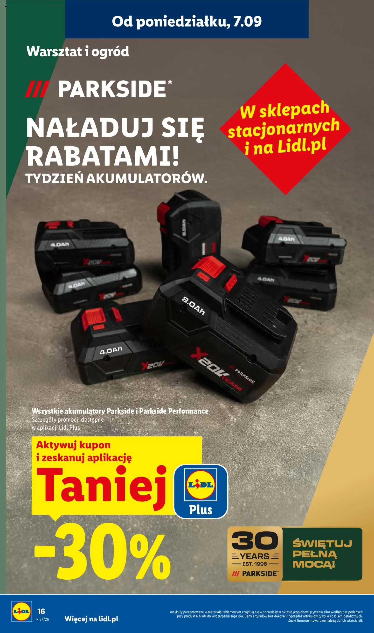 Lidl Polsko katalog od 07.09.2026 | Strana: 20 | Produkty: Parkside
