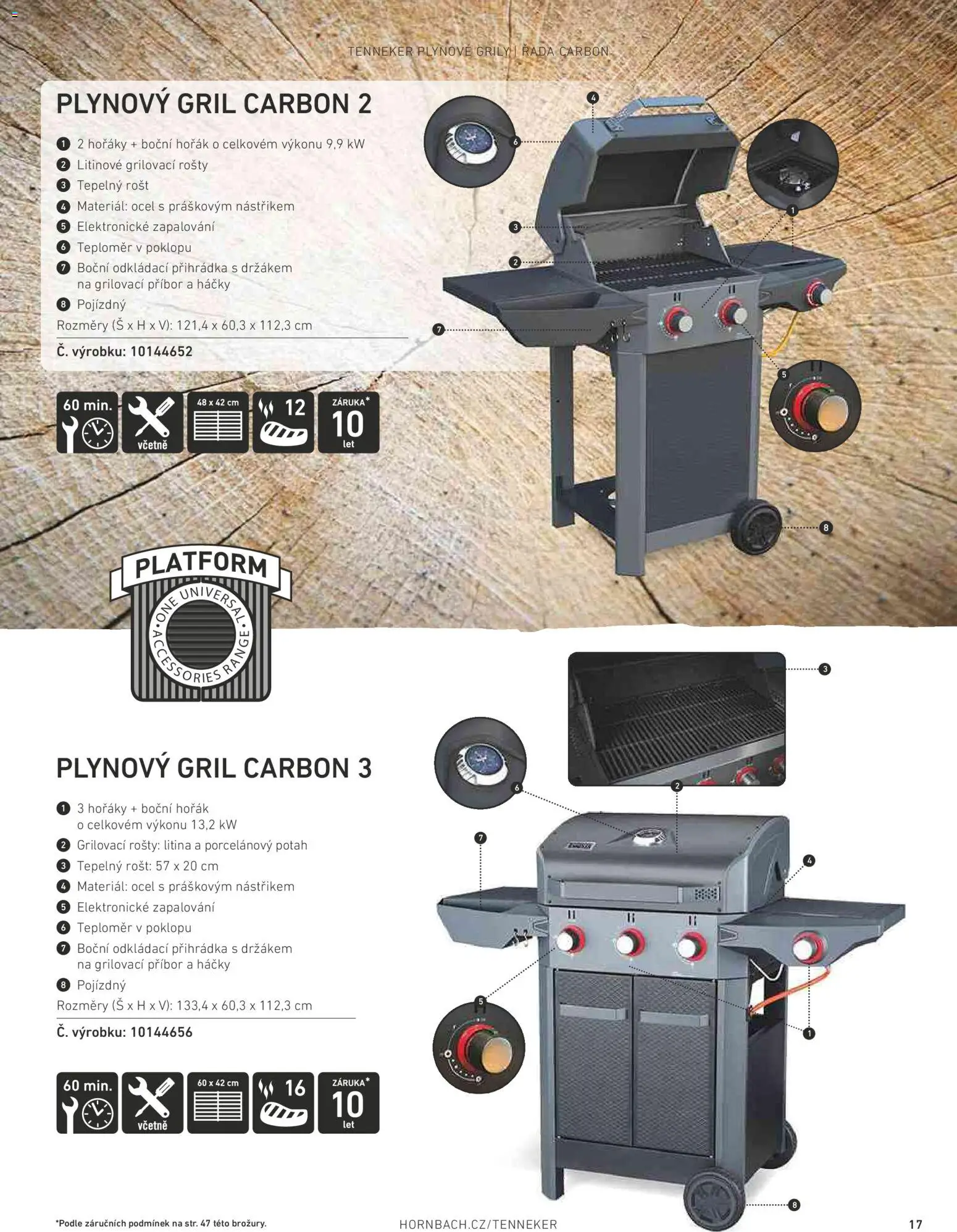 HORNBACH leták - Magazín o grilování od 01.01.2026 | Strana: 17 | Produkty: Příbor, Plynový gril, Gril, Teploměr