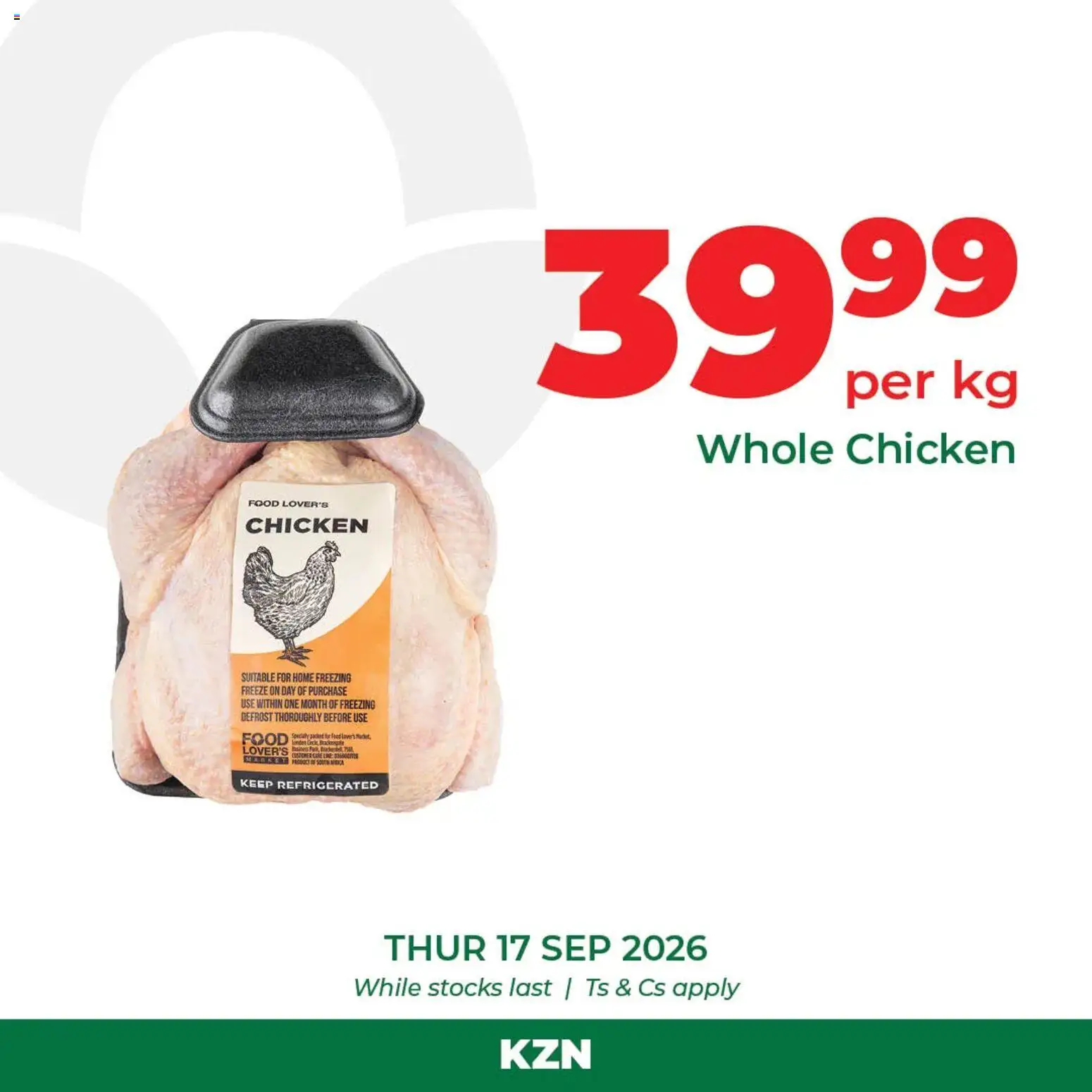 New Food Lover's Market catalogue – valid from 17/09/2026 | Page: 2 | Products: Chicken