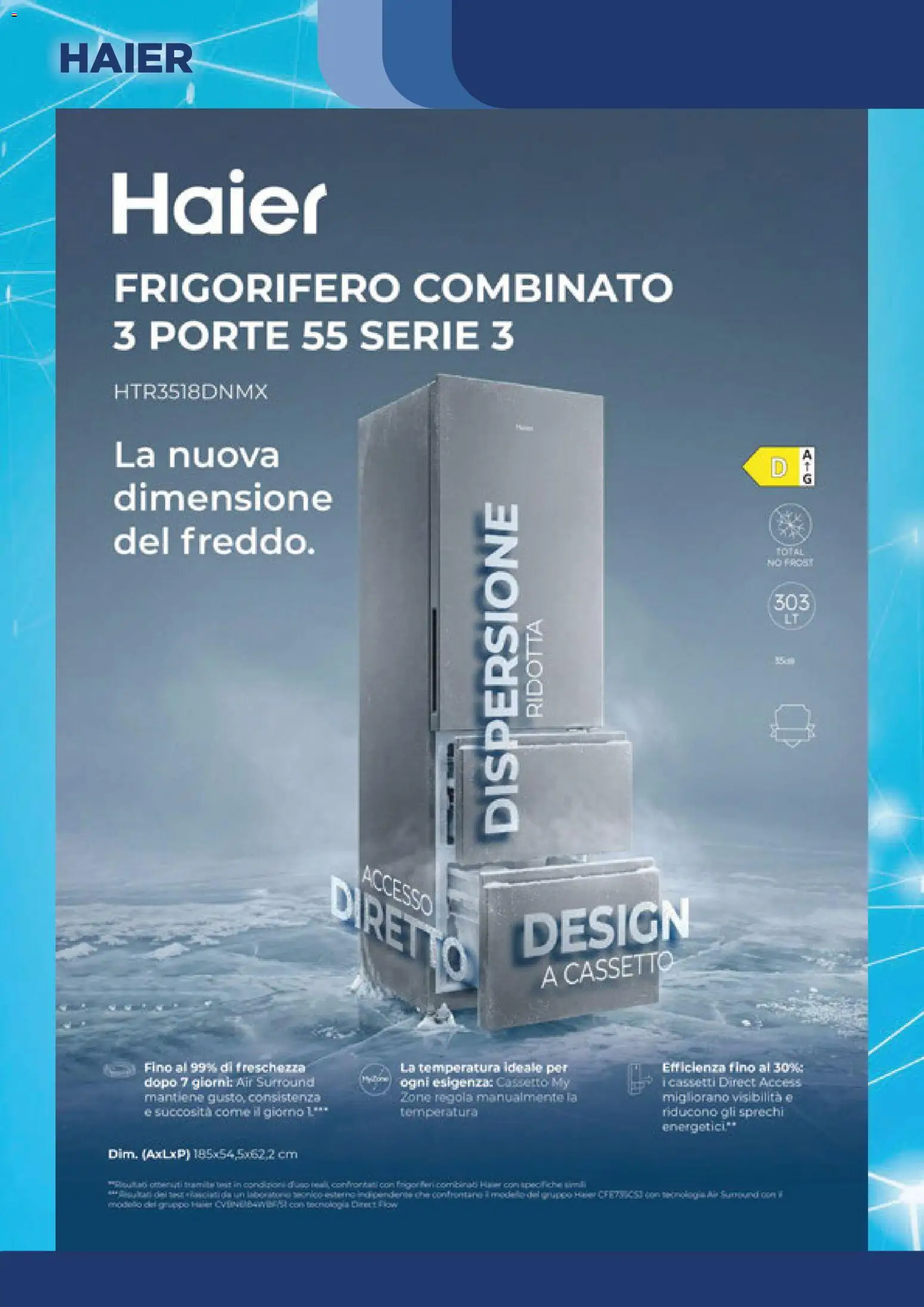 Volantino Esselunga S del 01/10/2026 | Pagina: 8 | Prodotti: Frigorifero, Frigorifero combinato