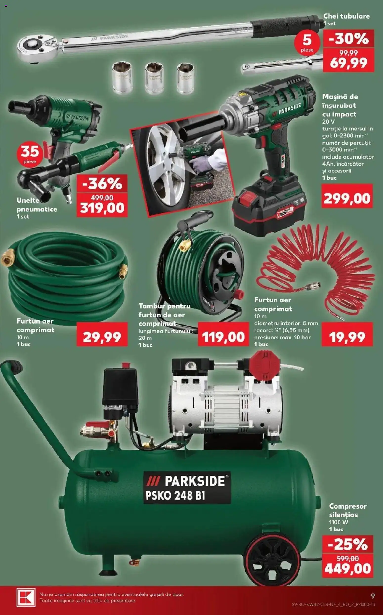 Kaufland Constanța 14.10.2026 - Revista si Oferta | Pagină: 9 | Produse: Încărcător, Masina de Insurubat, Parkside, Impact