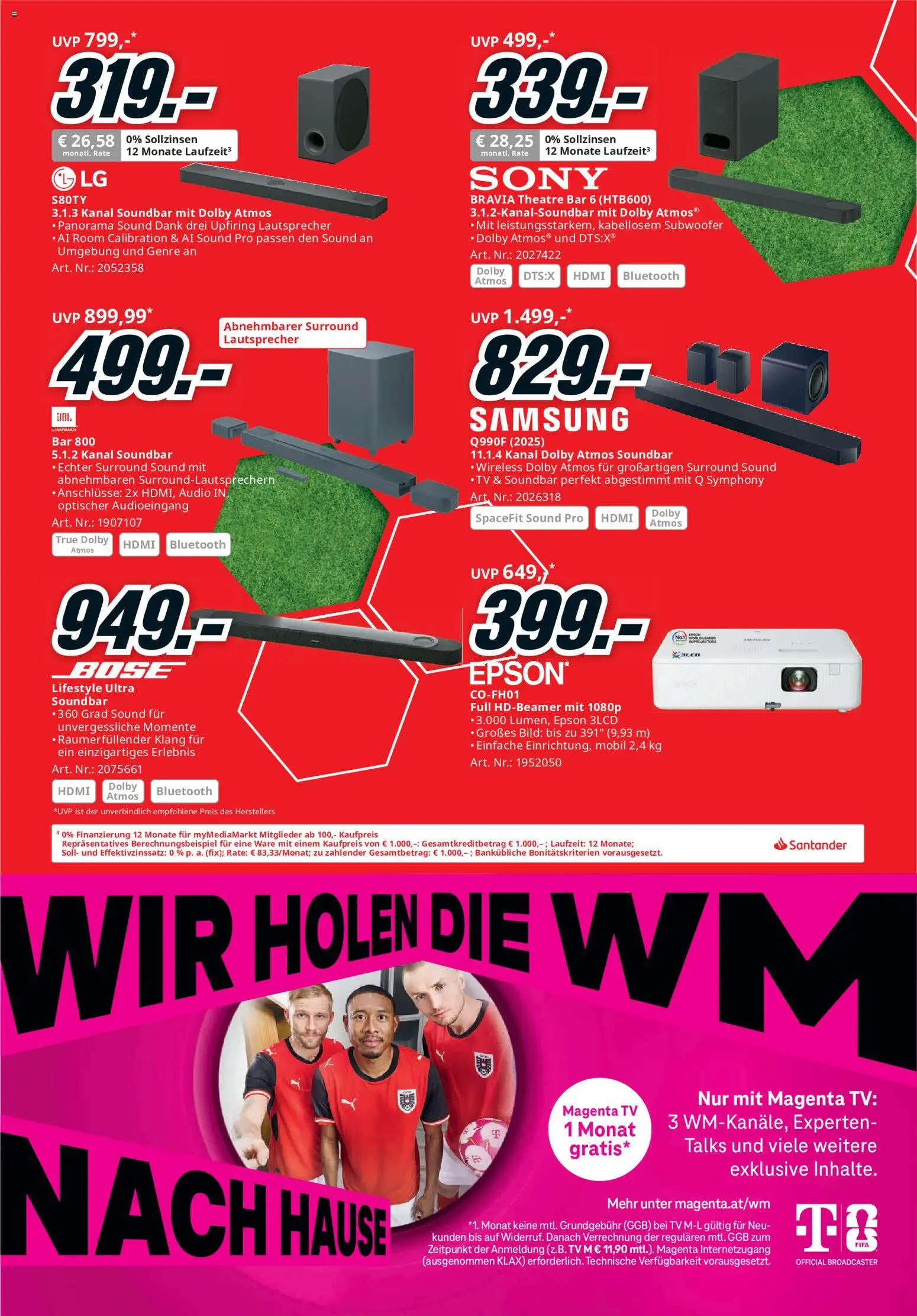 Media Markt Angebote gültig ab 24.05.2026 | Seite: 7 | Produkte: TV, Audio, Lautsprecher, Samsung