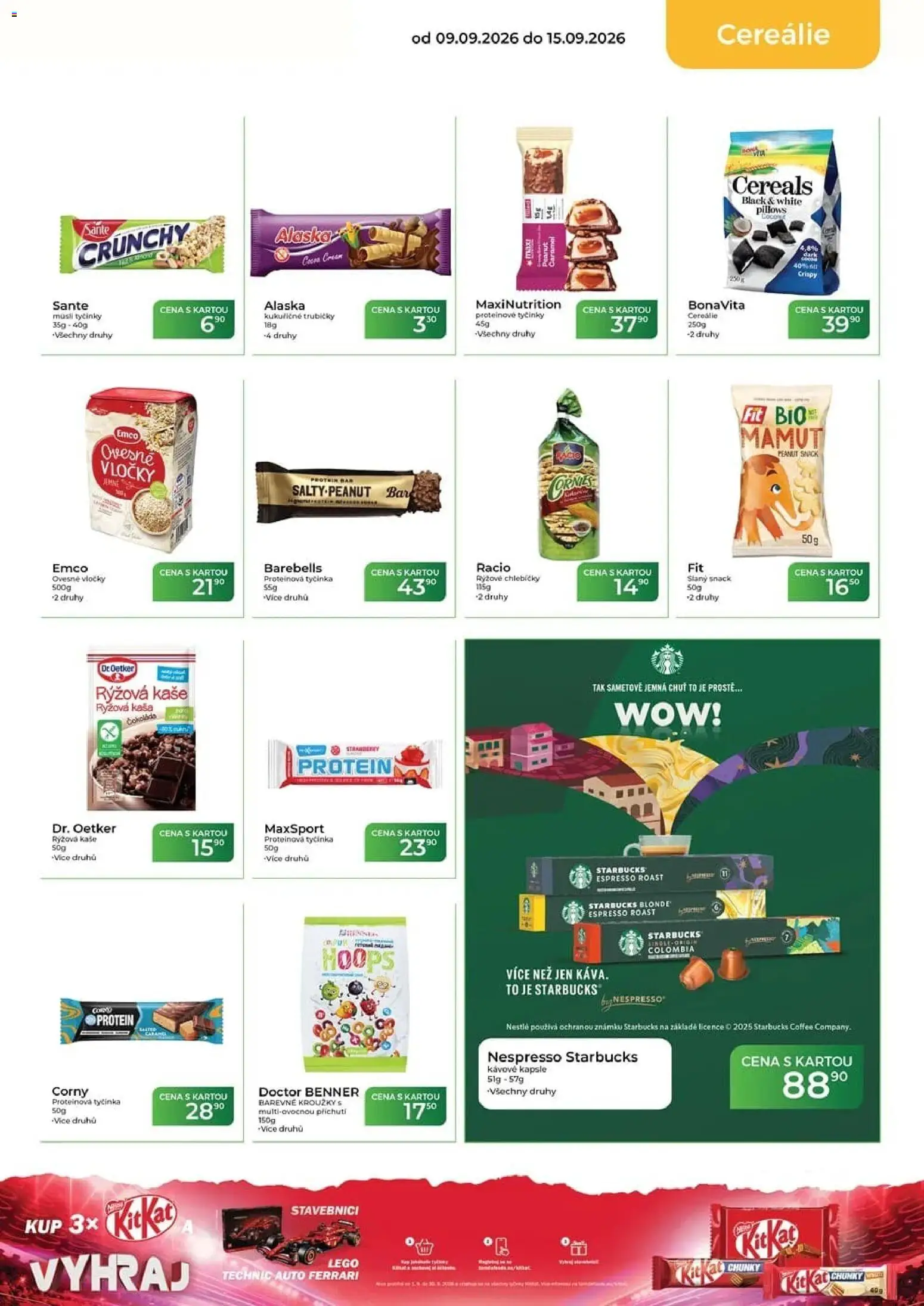 Tamda Foods leták od 16.09.2026 | Strana: 23 | Produkty: Kapsle, Tyčinky, Rýžová kaše, Nespresso