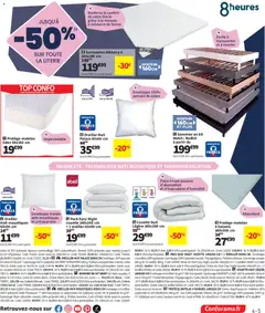 Conforama - Prévisualisation de Conforama catalogue valide à partir de 09.06.2026 | Page: 5 | Produits: Coton, Enveloppe, Oreiller, Sommier