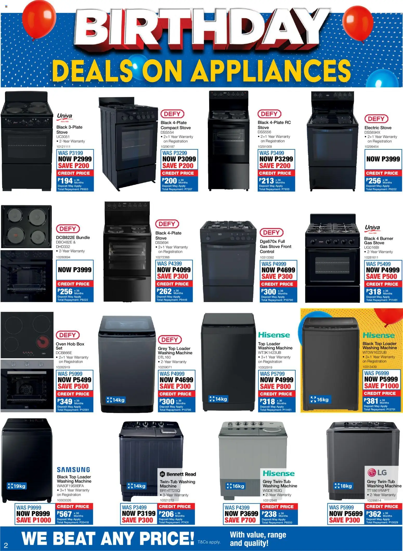 New OK Furniture catalogue – valid from 15.06.2026 | Page: 2 | Products: Washing machine, Hob, Stove, Box