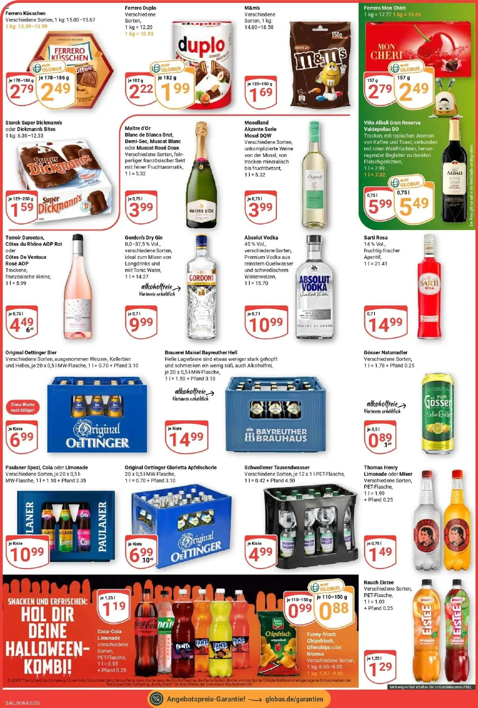 Globus Prospekt Neunkirchen (ab 19.10.2026) » Angebote online | Seite: 3 | Produkte: Mixer, Kaffee, Limonade, Paulaner