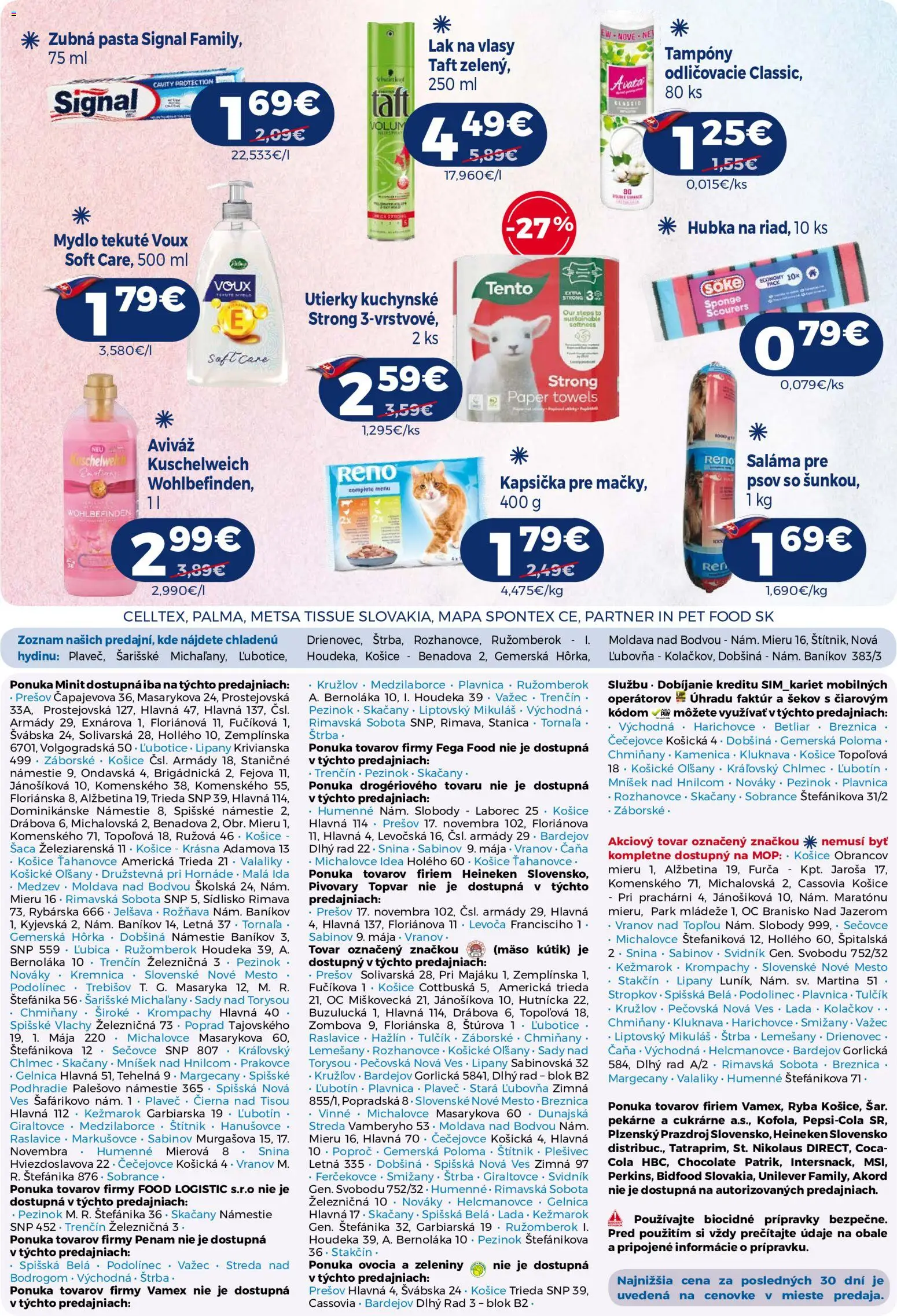 Nové Milk Agro akcie – leták je platný od 27.05.2026 | Strana: 15 | Produkty: Hubka, Lak na vlasy, Mydlo, Zubná pasta