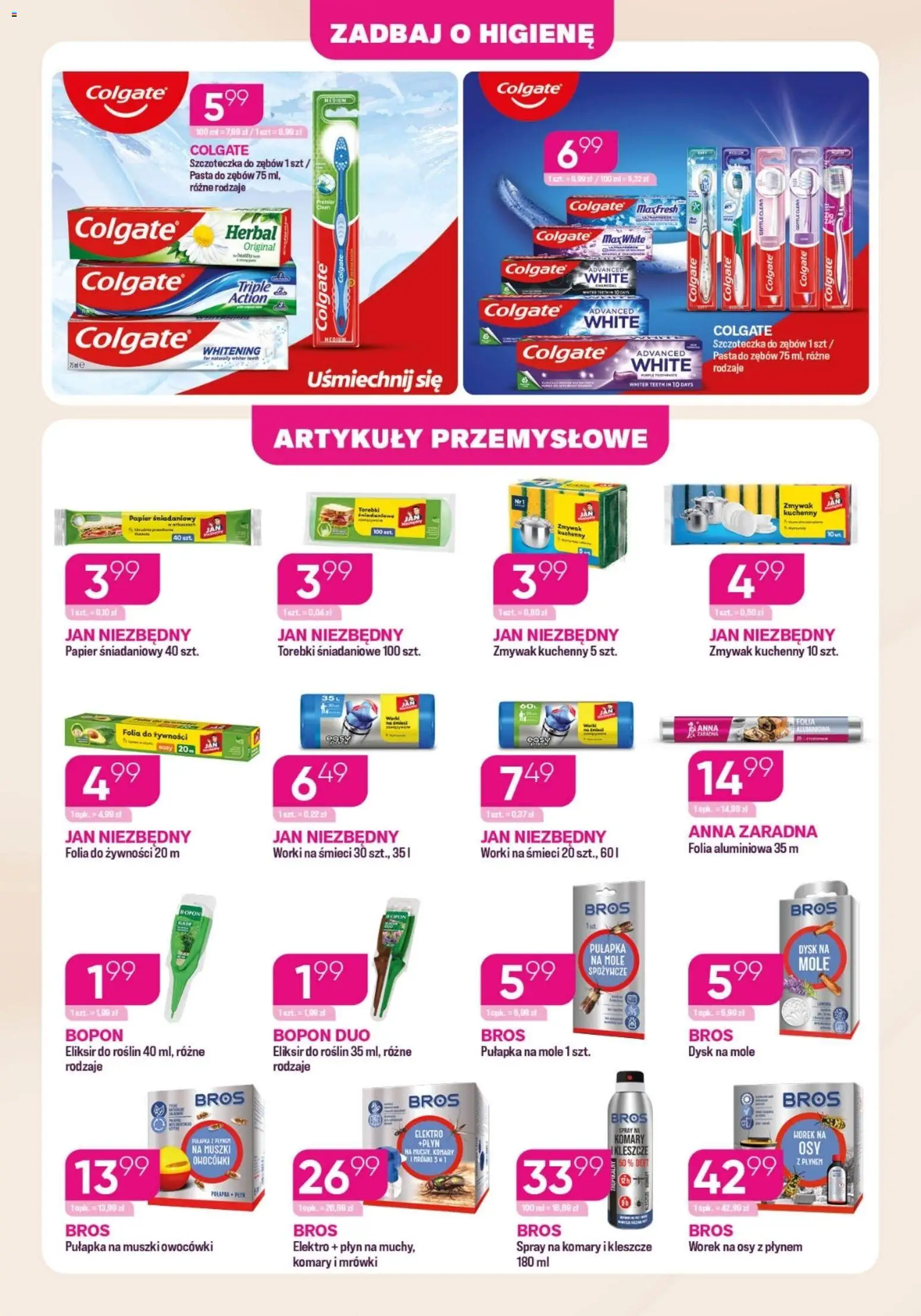 Koliber gazetka od 10.09.2026 | Strona: 6 | Produkty: Folia aluminiowa, Artykuły przemysłowe, Folia, Szczoteczka do zębów