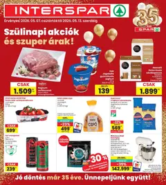 Interspar akciós újság - amely érvényes a következő dátumtól: 07.05.2026