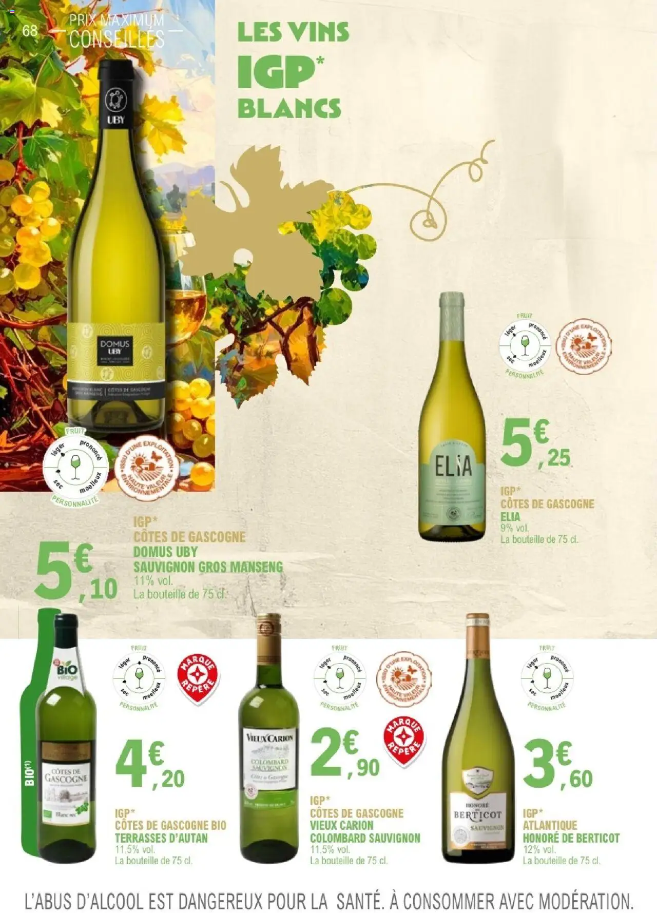{H1} | Page: 68 | Produits: Bouteille
