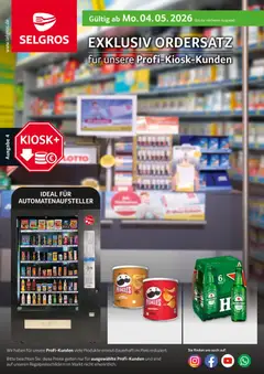 Selgros Kiosk-Ordersatz ab 04.05.2026 gültig
