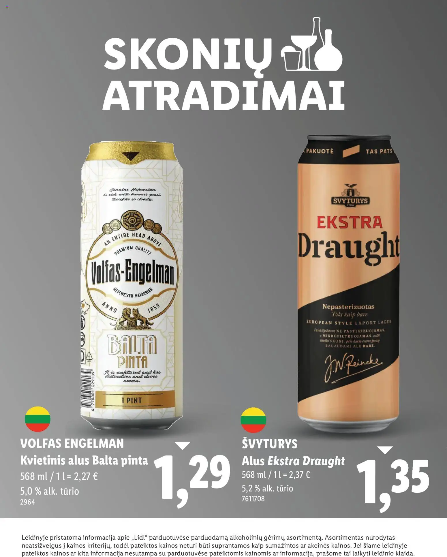 LIDL akcijos nuo 04.12.2025 | Puslapis: 4 | Prekių: Alus
