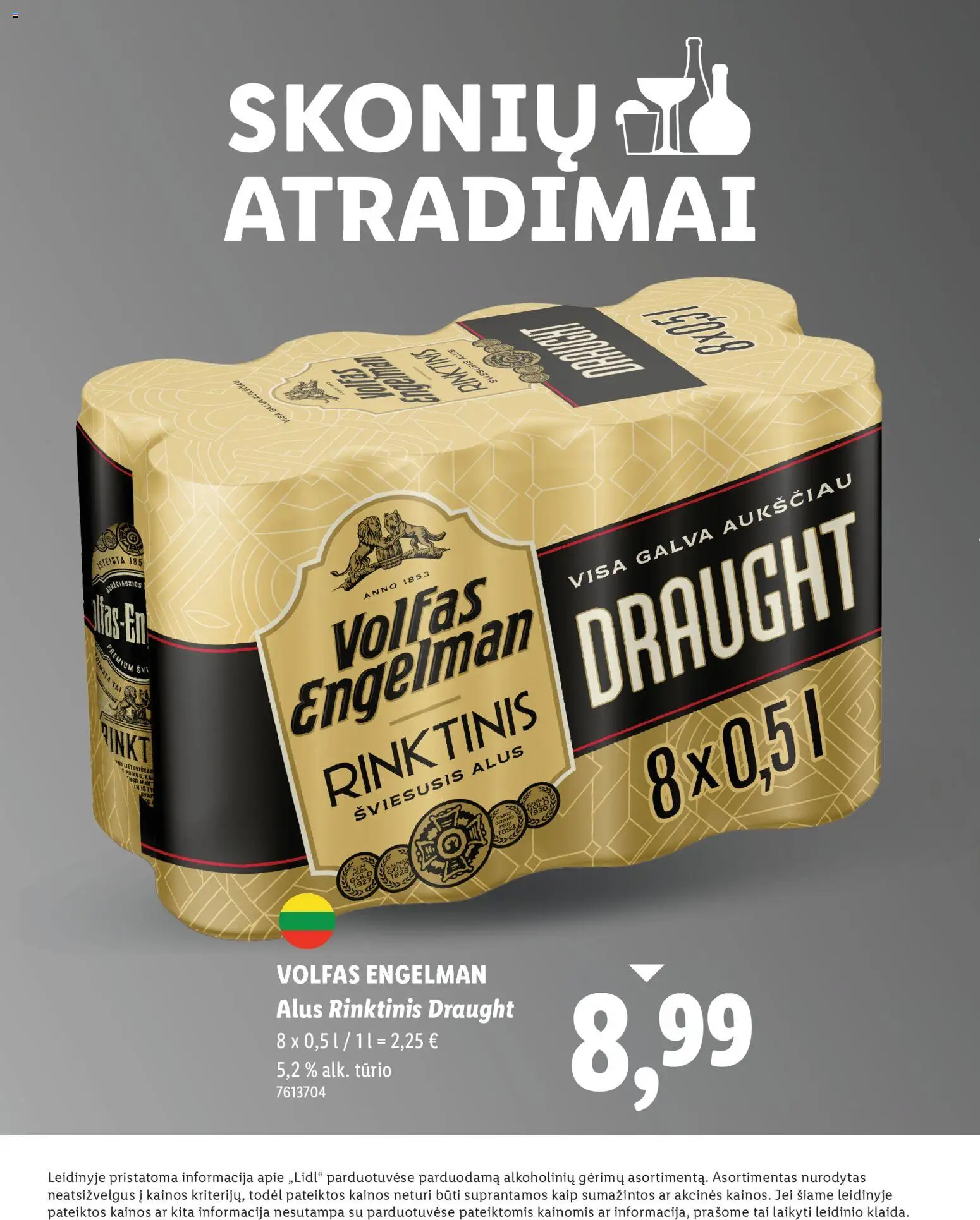 LIDL akcijos nuo 04.12.2025 | Puslapis: 4 | Prekių: Alus