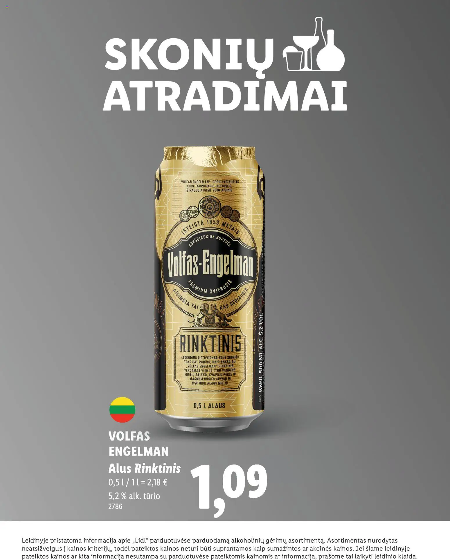 LIDL akcijos nuo 2025.12.04 | Puslapis: 4 | Prekių: Alus