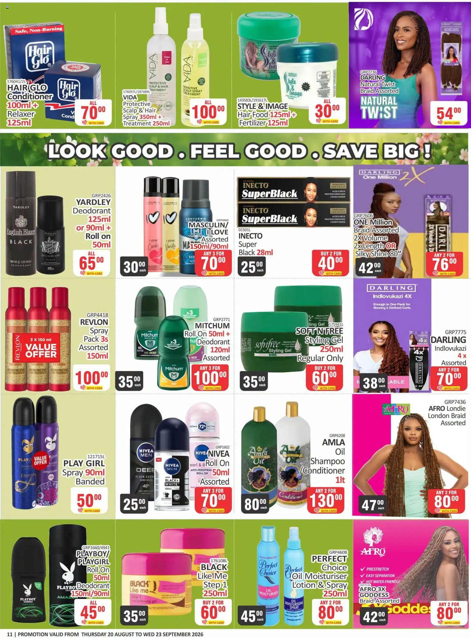 New KIT KAT Cash & Carry catalogue – valid from 20/08/2026 | Page: 8 | Products: Protein, Deodorant, Relaxer, Lotion