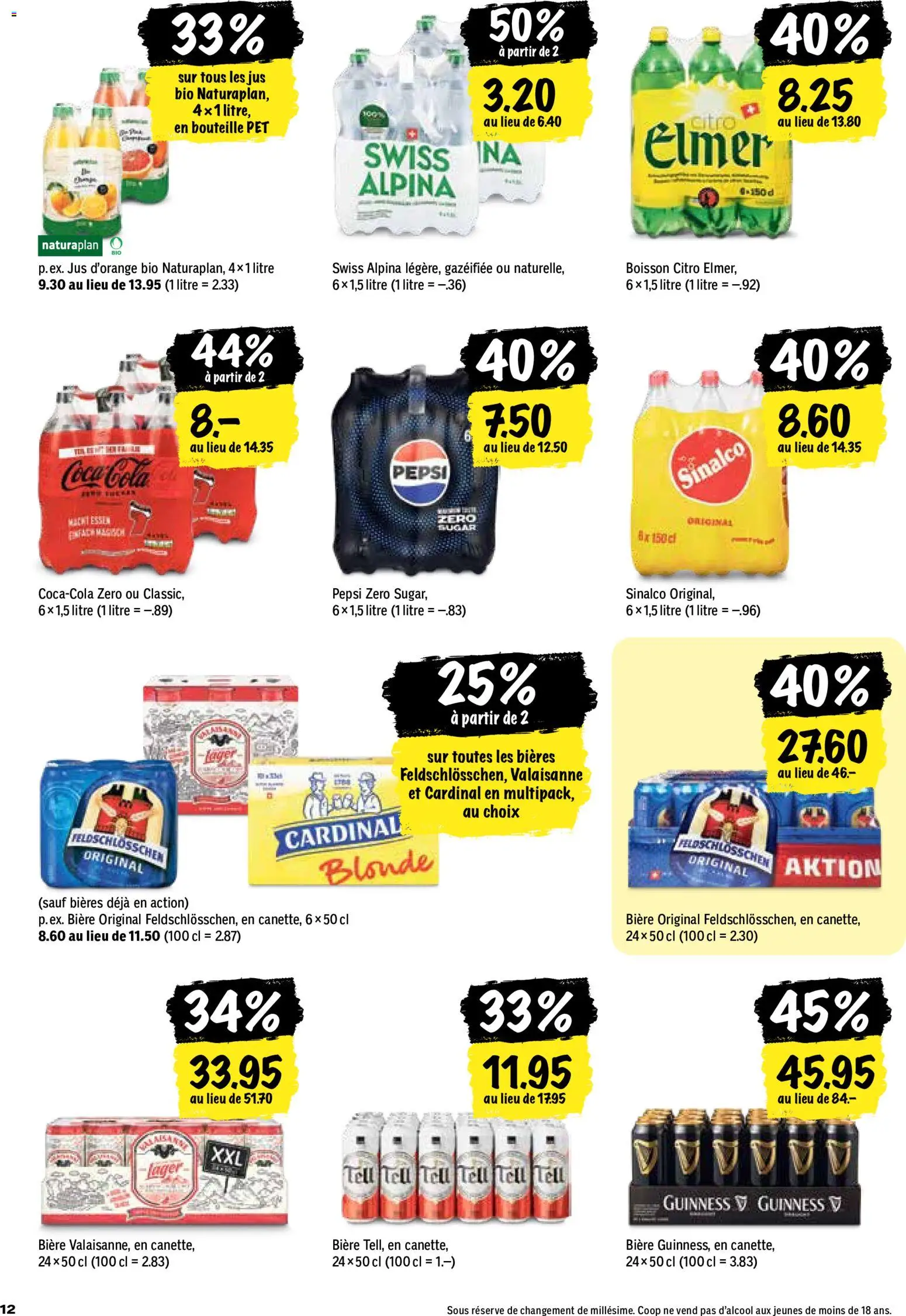 Coop aktionen FR – gültig ab 23.07.2026 | Seite: 12 | Produkte: Ridge, Coca Cola